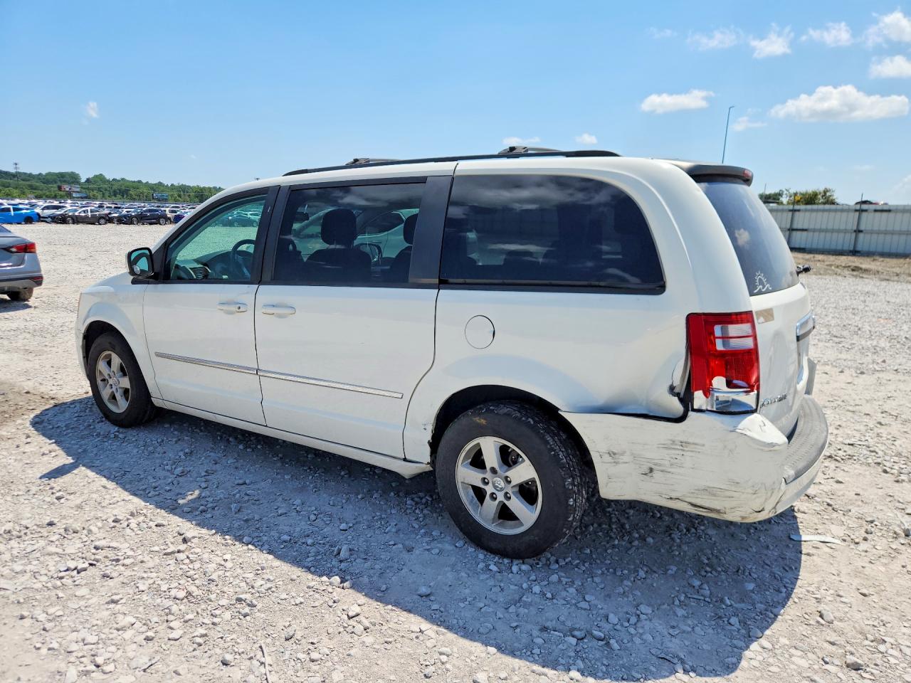 2010 Dodge Grand Caravan Sxt White vin: 2D4RN5D19AR434288