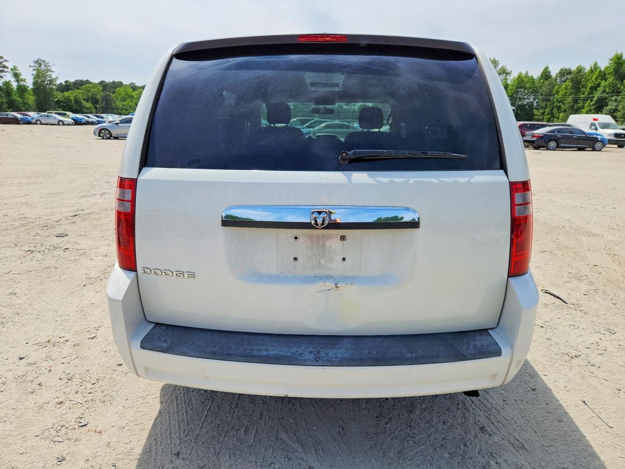 2010 Dodge Grand Caravan Sxt White vin: 2D4RN5D1XAR121413