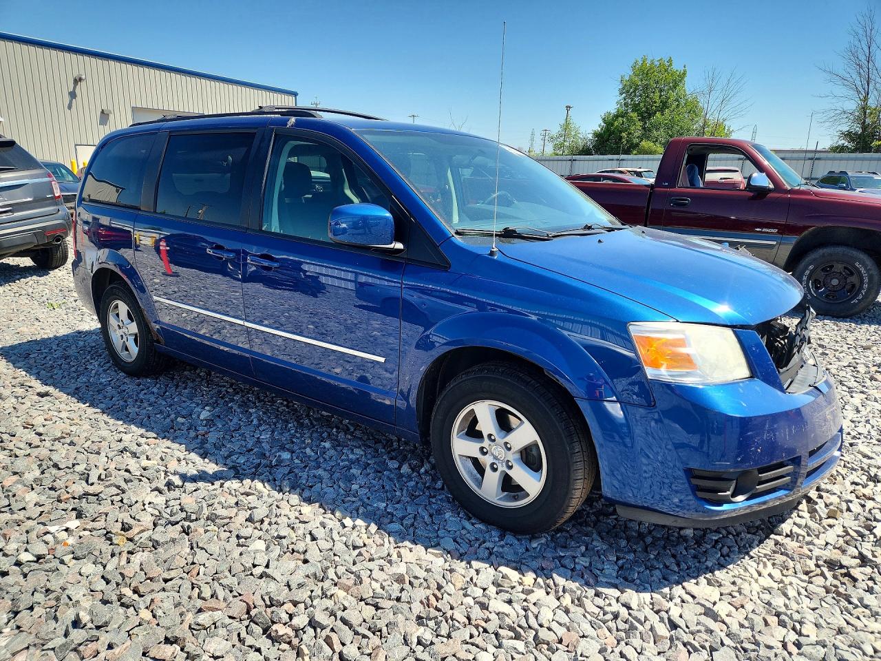 2010 Dodge Grand Caravan Sxt Blue vin: 2D4RN5D1XAR139796