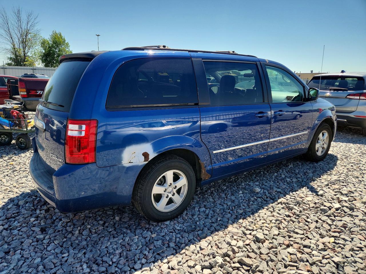 2010 Dodge Grand Caravan Sxt Blue vin: 2D4RN5D1XAR139796