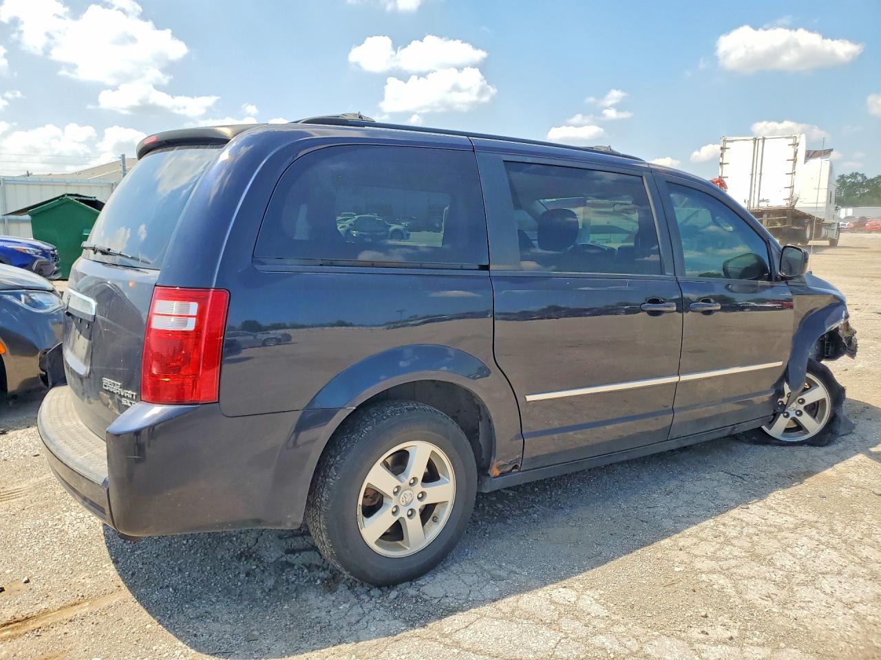 2010 Dodge Grand Caravan Sxt Blue vin: 2D4RN5D1XAR173074