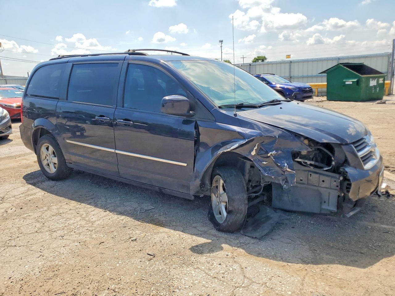 2010 Dodge Grand Caravan Sxt Blue vin: 2D4RN5D1XAR173074