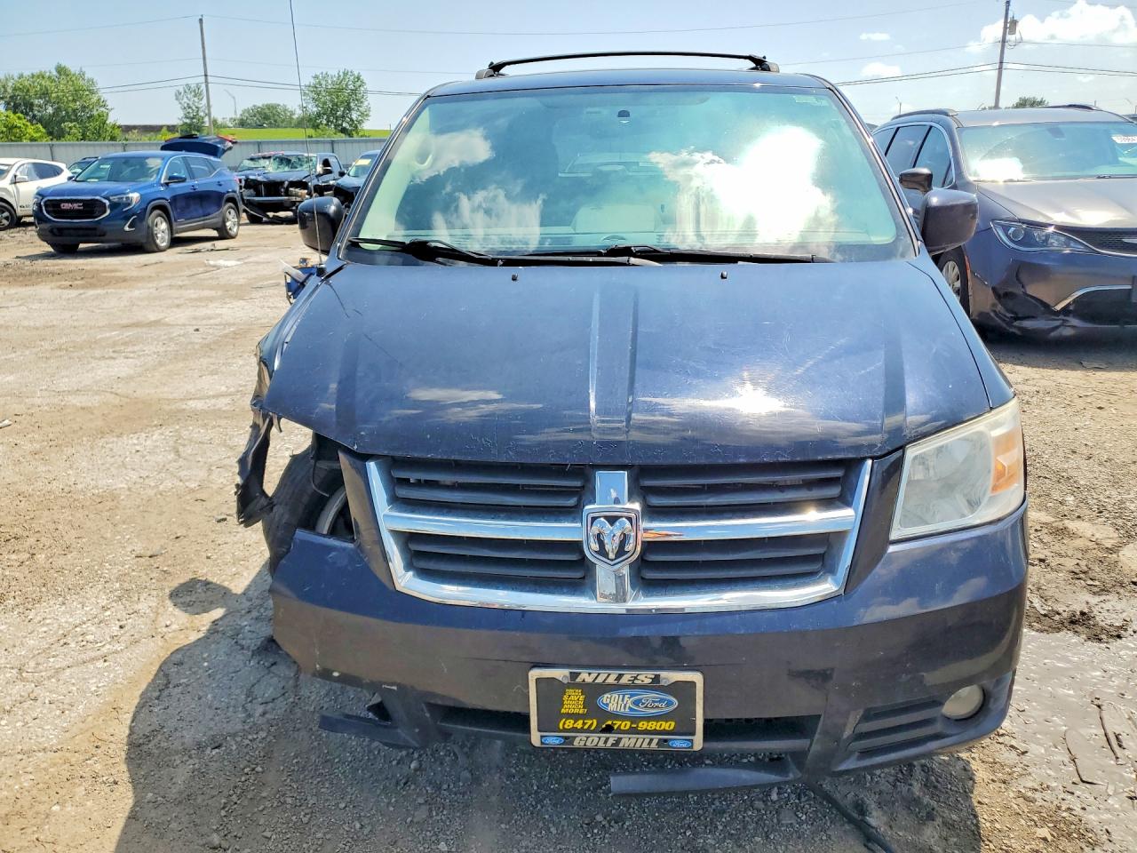 2010 Dodge Grand Caravan Sxt Blue vin: 2D4RN5D1XAR173074