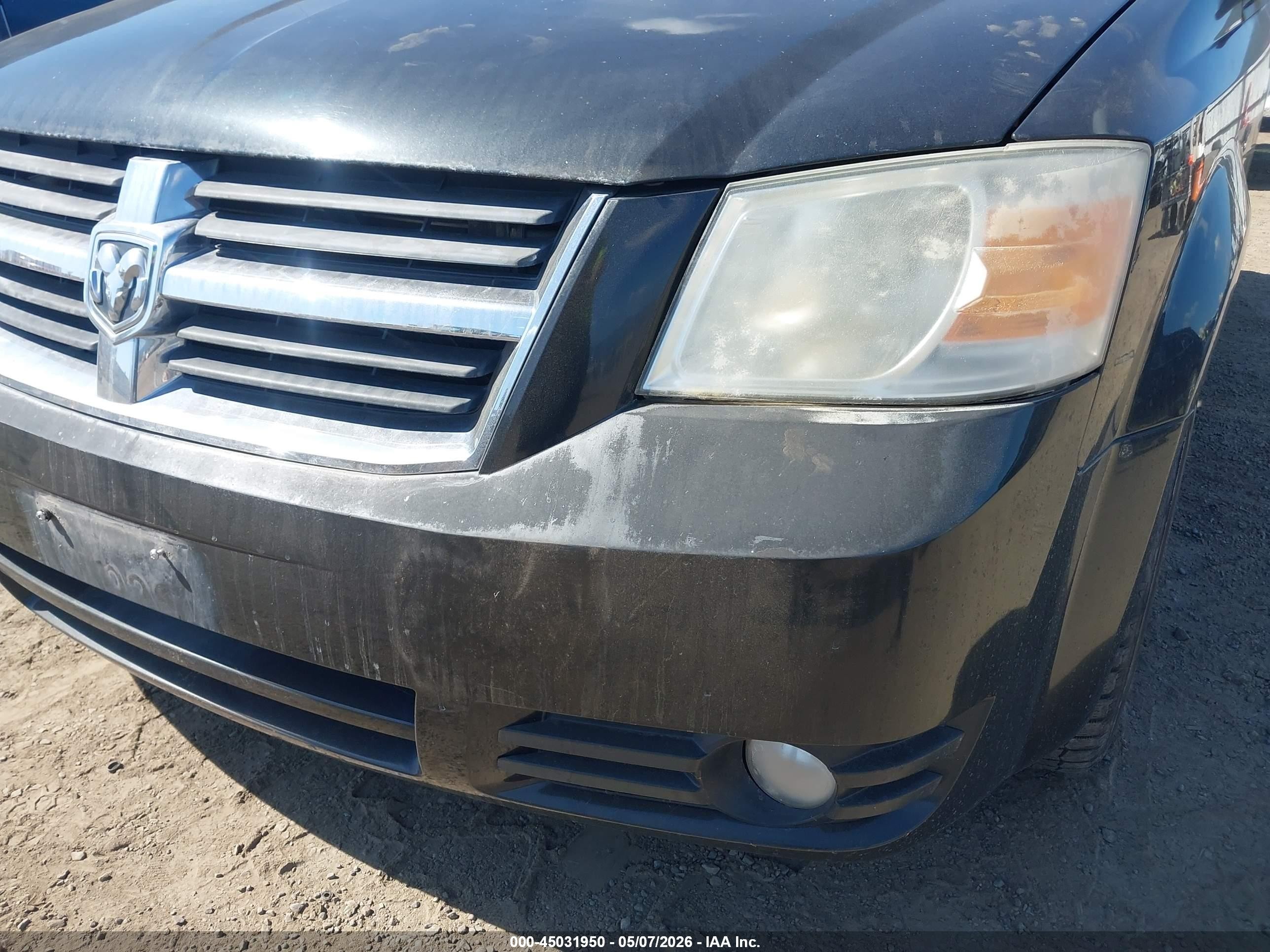 2010 Dodge Grand Caravan Sxt Black vin: 2D4RN5D1XAR211175