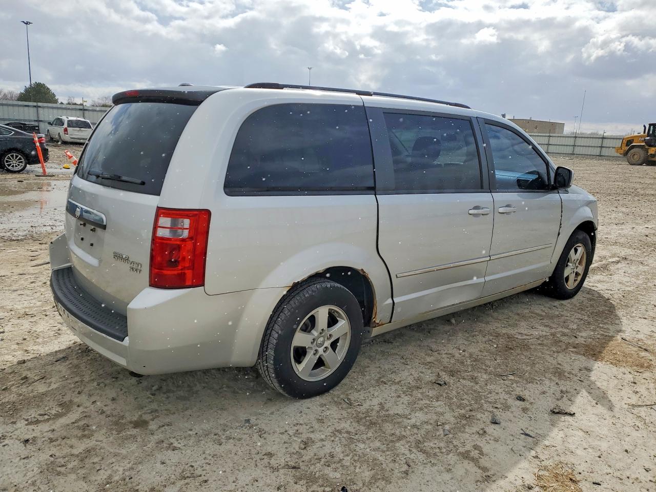 2010 Dodge Grand Caravan Sxt Silver vin: 2D4RN5D1XAR268704