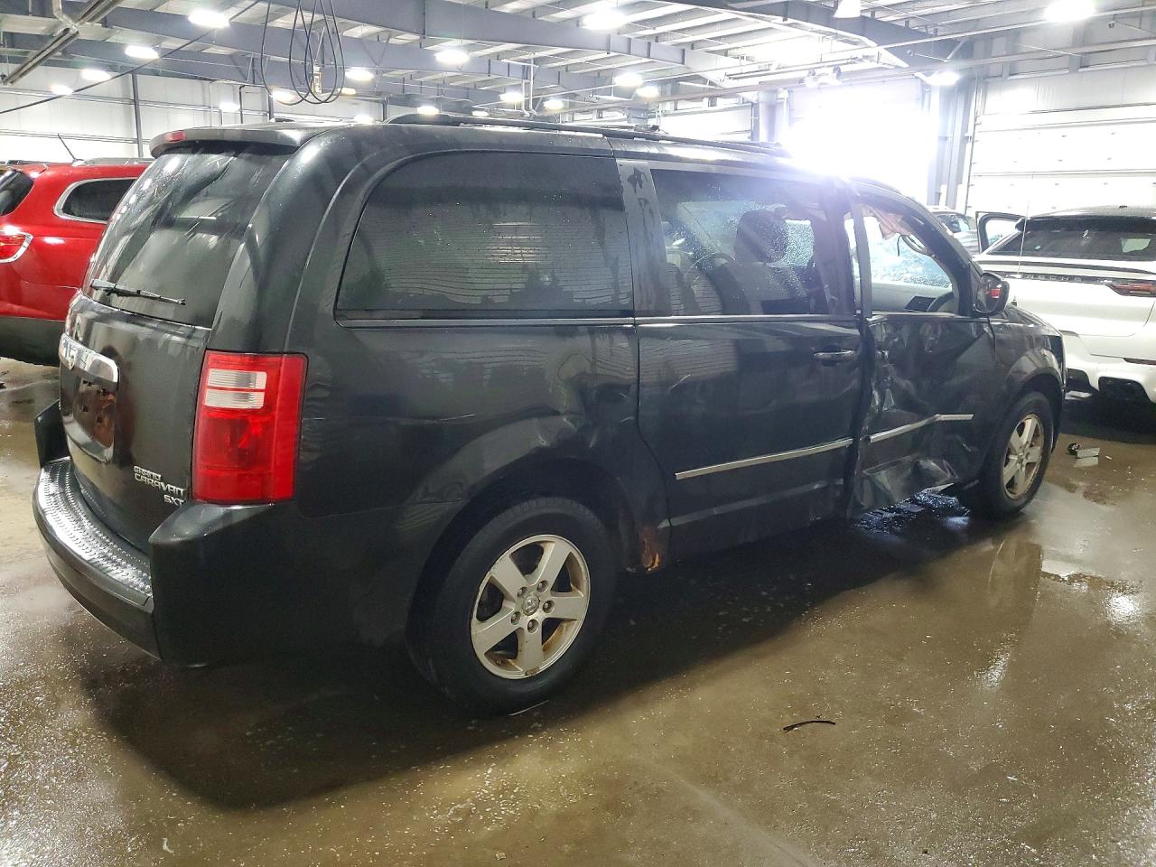2010 Dodge Grand Caravan Sxt Black vin: 2D4RN5D1XAR317478