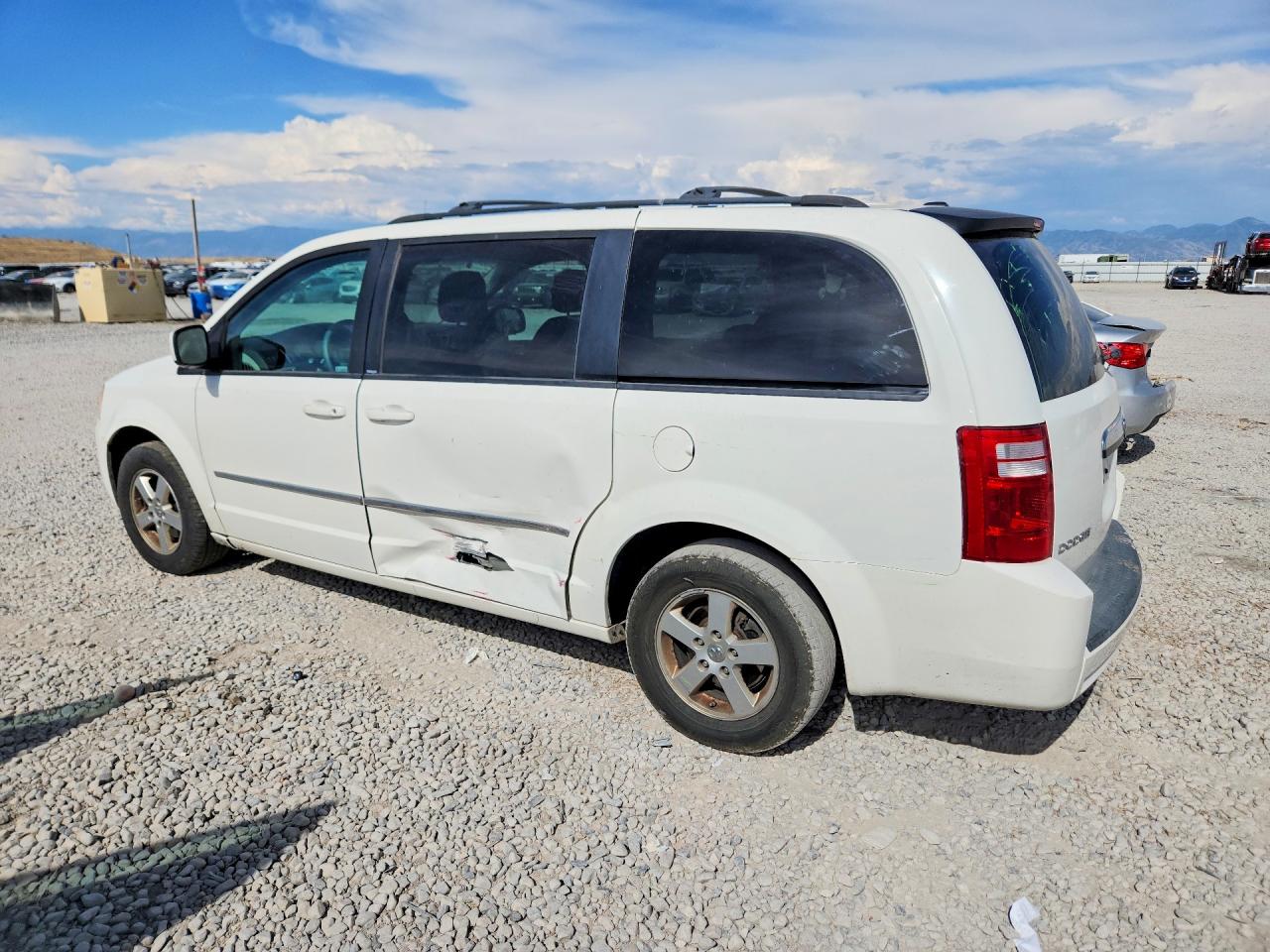 2010 Dodge Grand Caravan Sxt White vin: 2D4RN5D1XAR408301