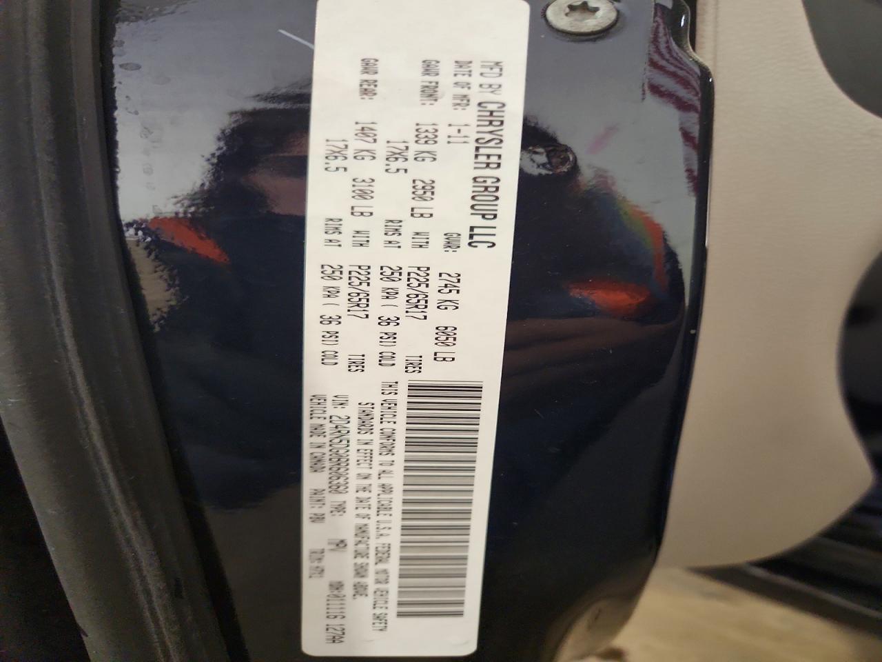 2011 Dodge Grand Caravan Crew Blue vin: 2D4RN5DG0BR606360