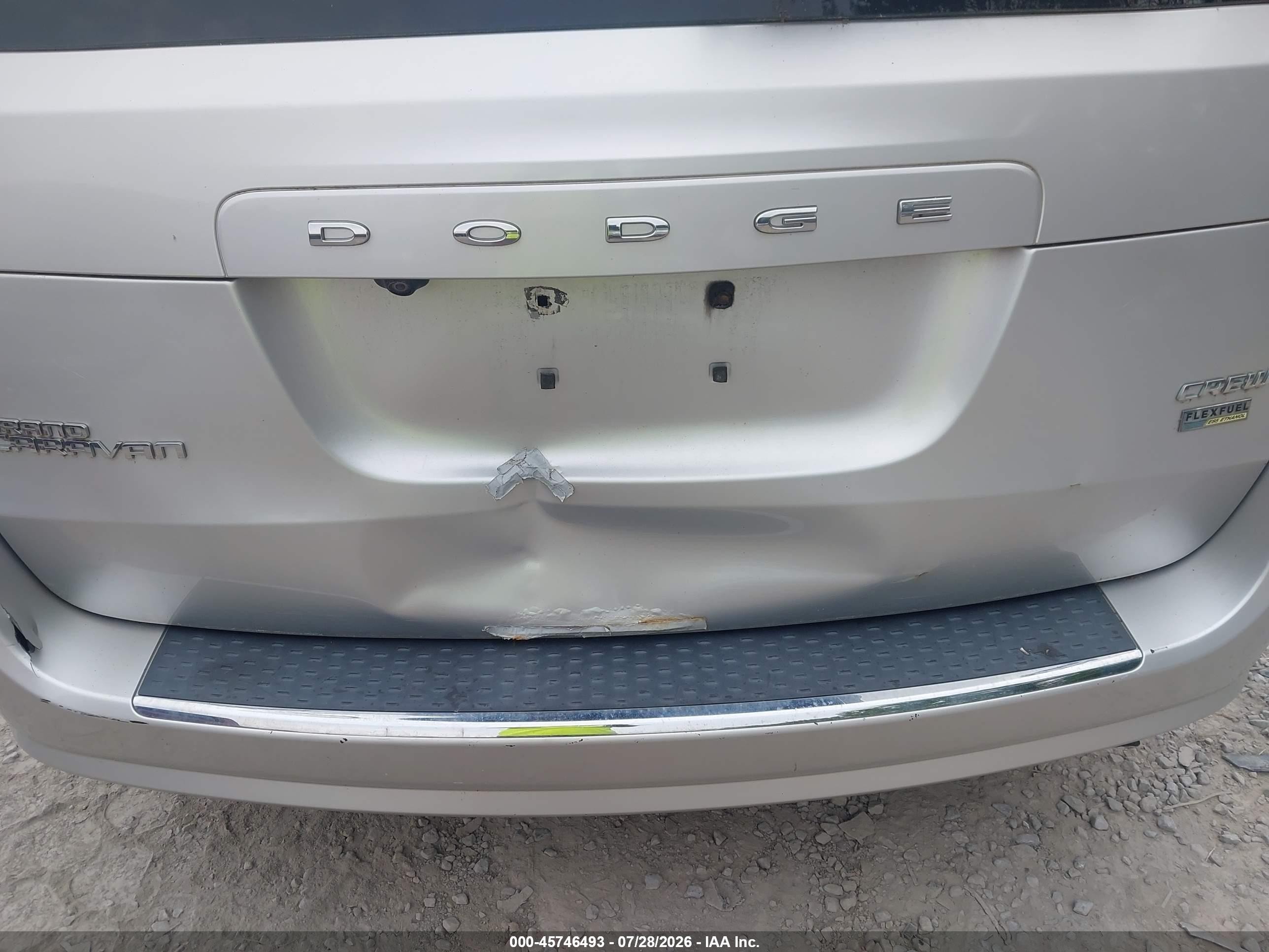 2011 Dodge Grand Caravan Crew Silver vin: 2D4RN5DG0BR659902
