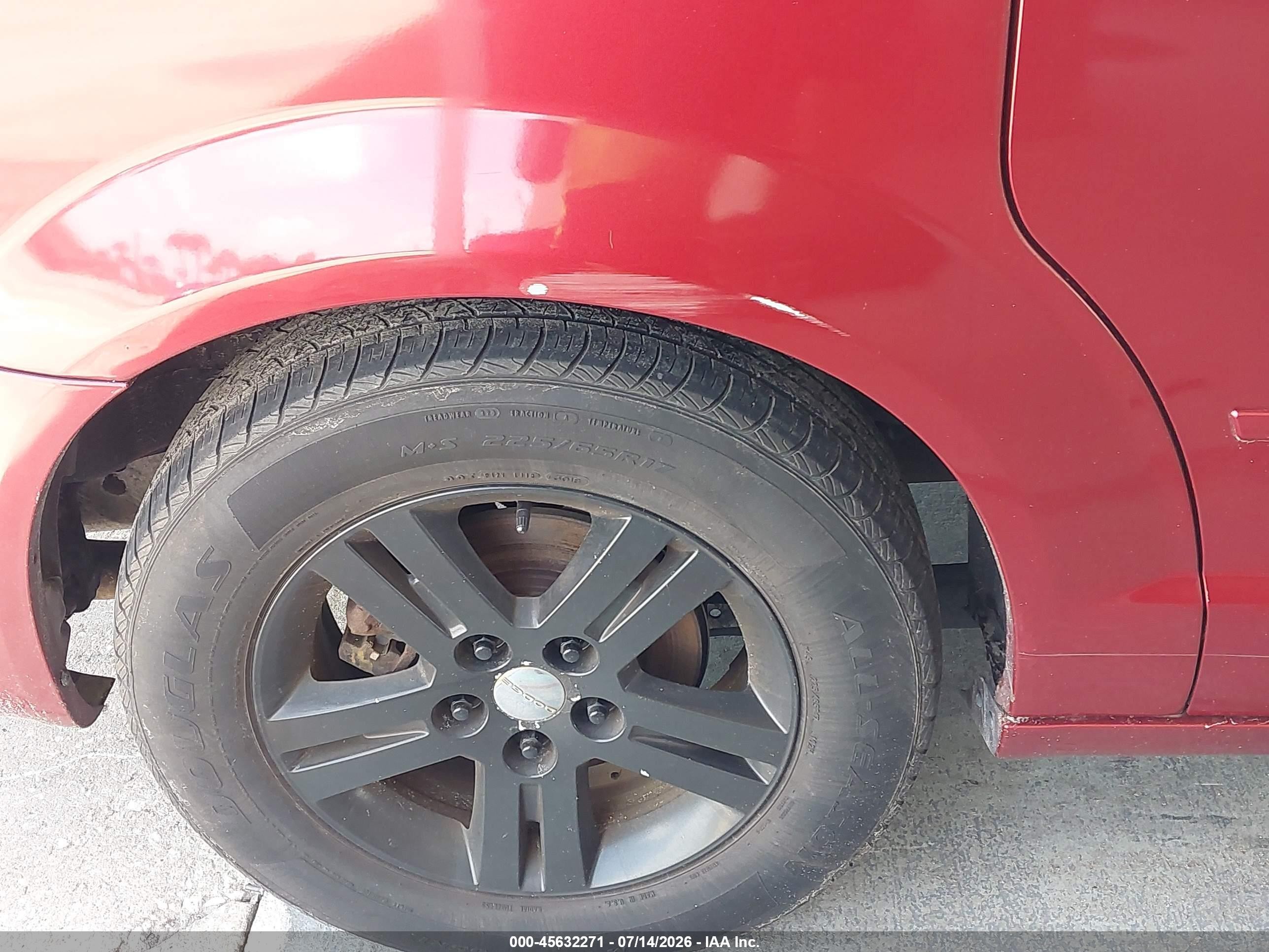 2011 Dodge Grand Caravan Crew Burgundy vin: 2D4RN5DG1BR633101