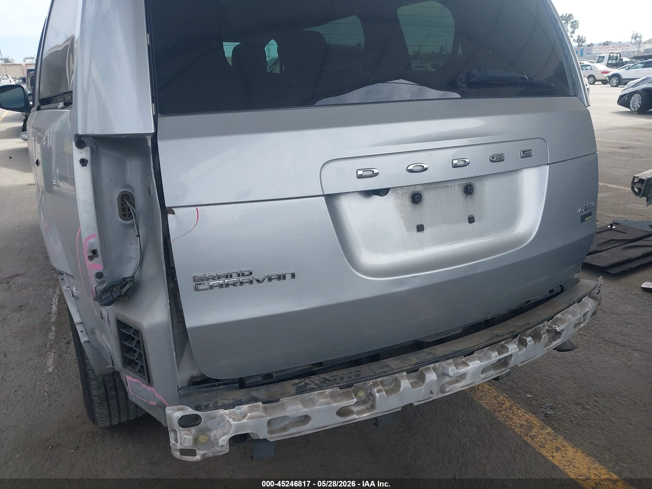 2011 Dodge Grand Caravan Crew Серый vin: 2D4RN5DG1BR662596