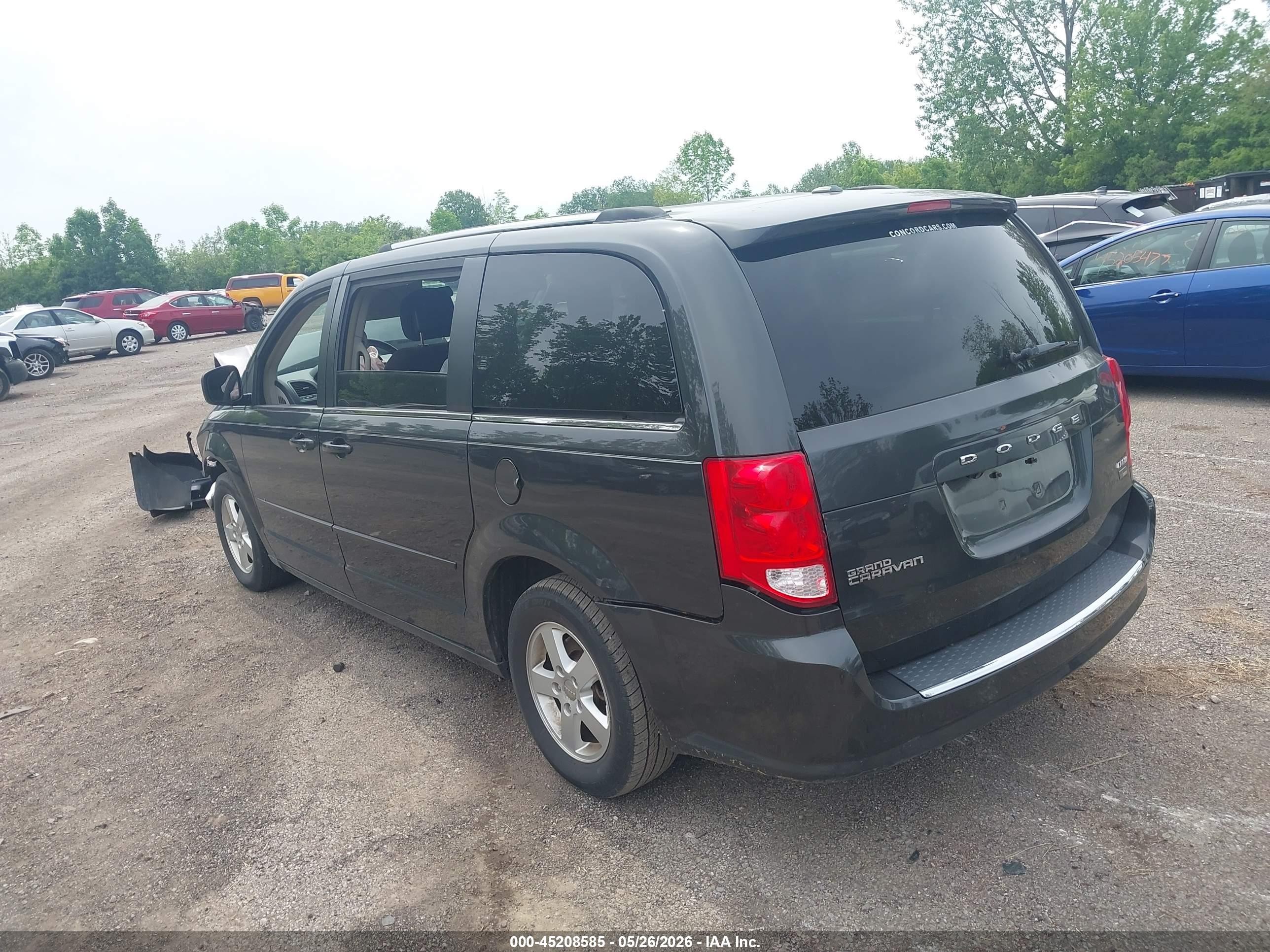 2011 Dodge Grand Caravan Crew Gray vin: 2D4RN5DG1BR684839