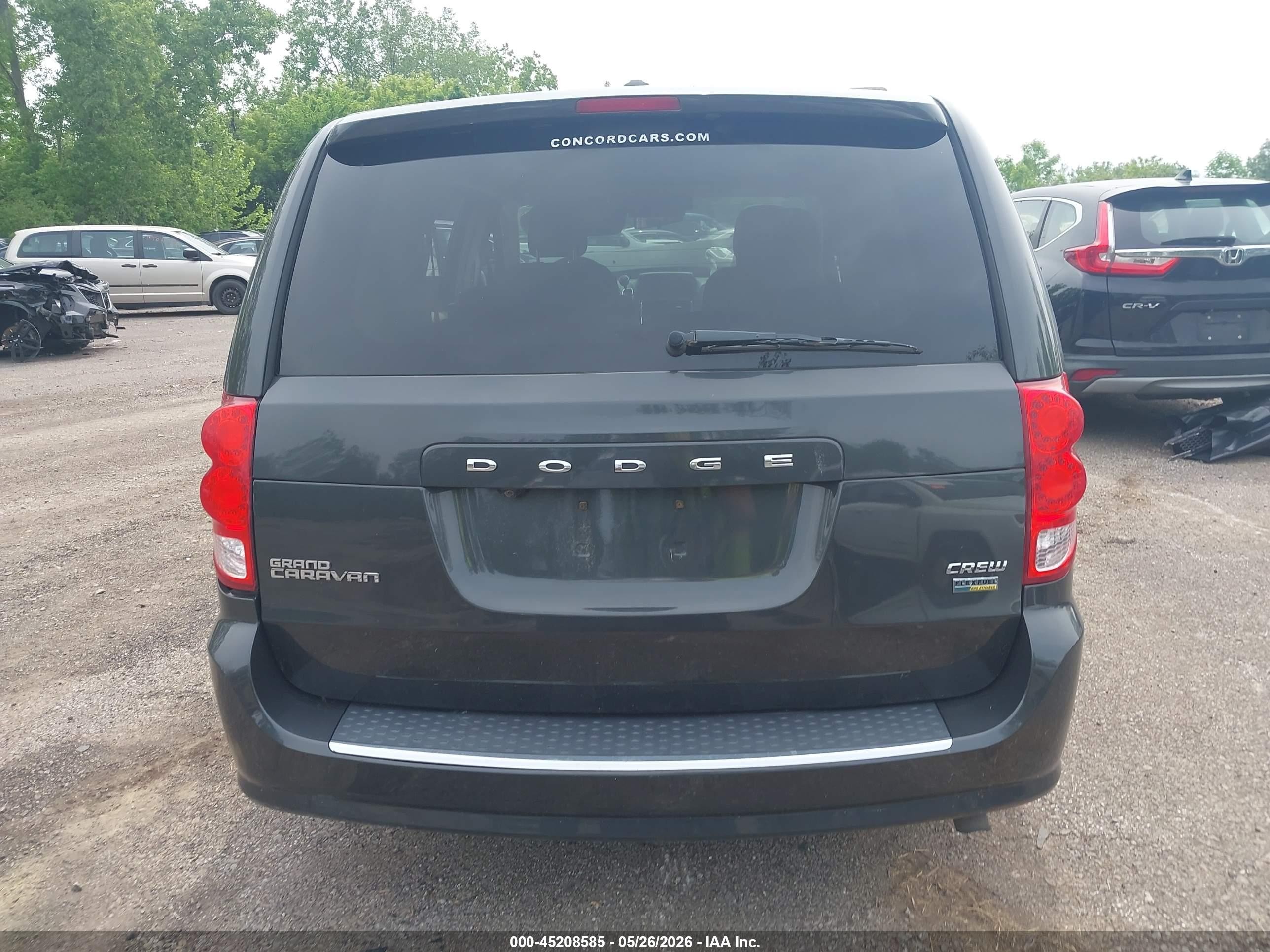 2011 Dodge Grand Caravan Crew Gray vin: 2D4RN5DG1BR684839