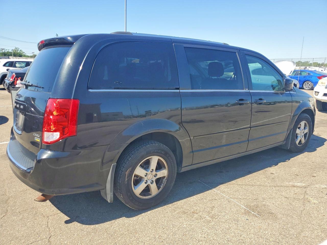 2011 Dodge Grand Caravan Crew Black vin: 2D4RN5DG1BR689457