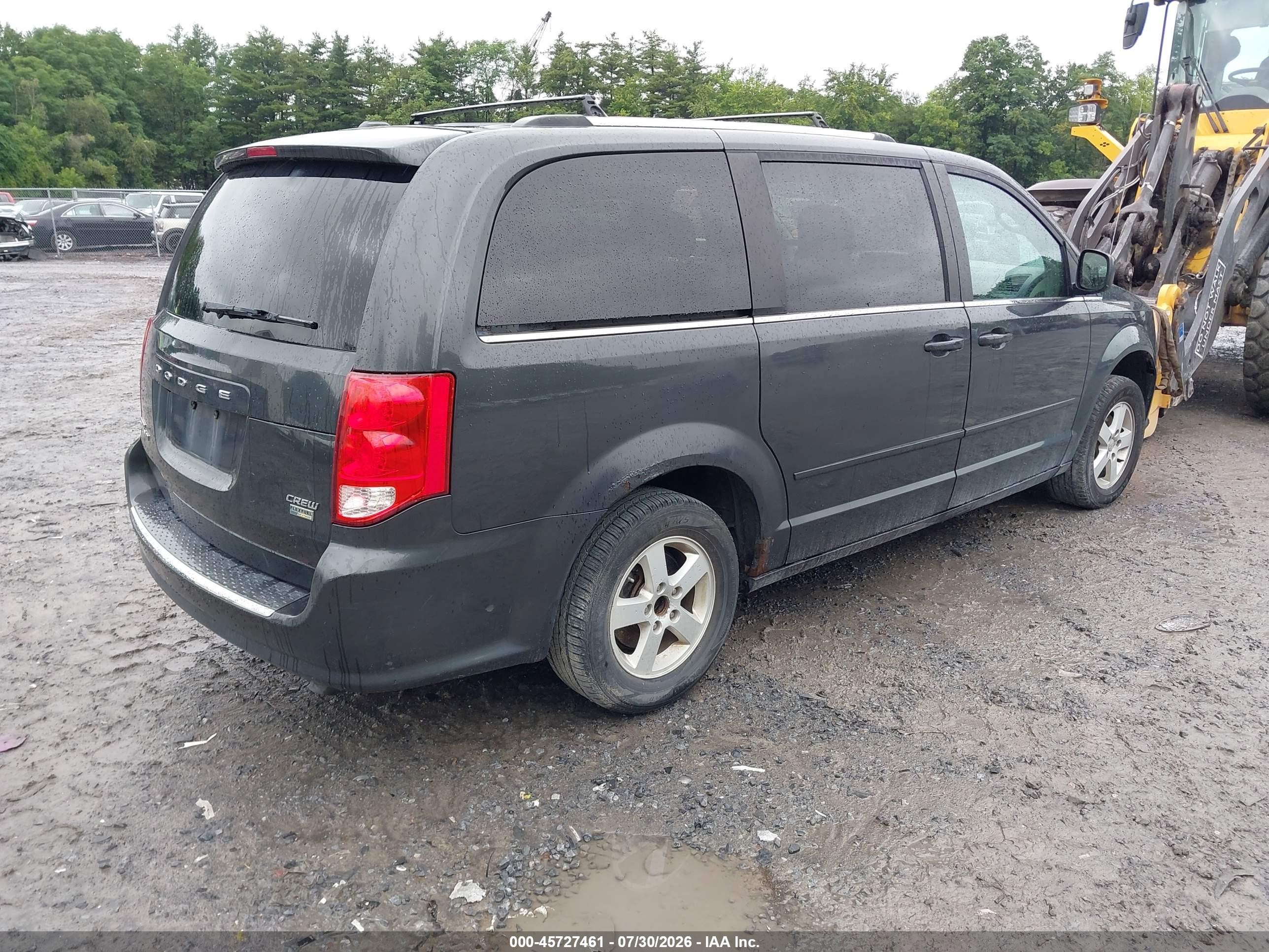 2011 Dodge Grand Caravan Crew Gray vin: 2D4RN5DG2BR720666