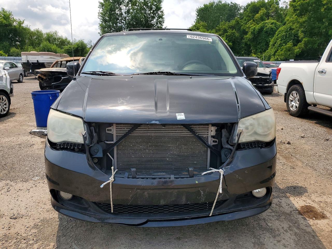 2011 Dodge Grand Caravan Crew Black vin: 2D4RN5DG3BR753157