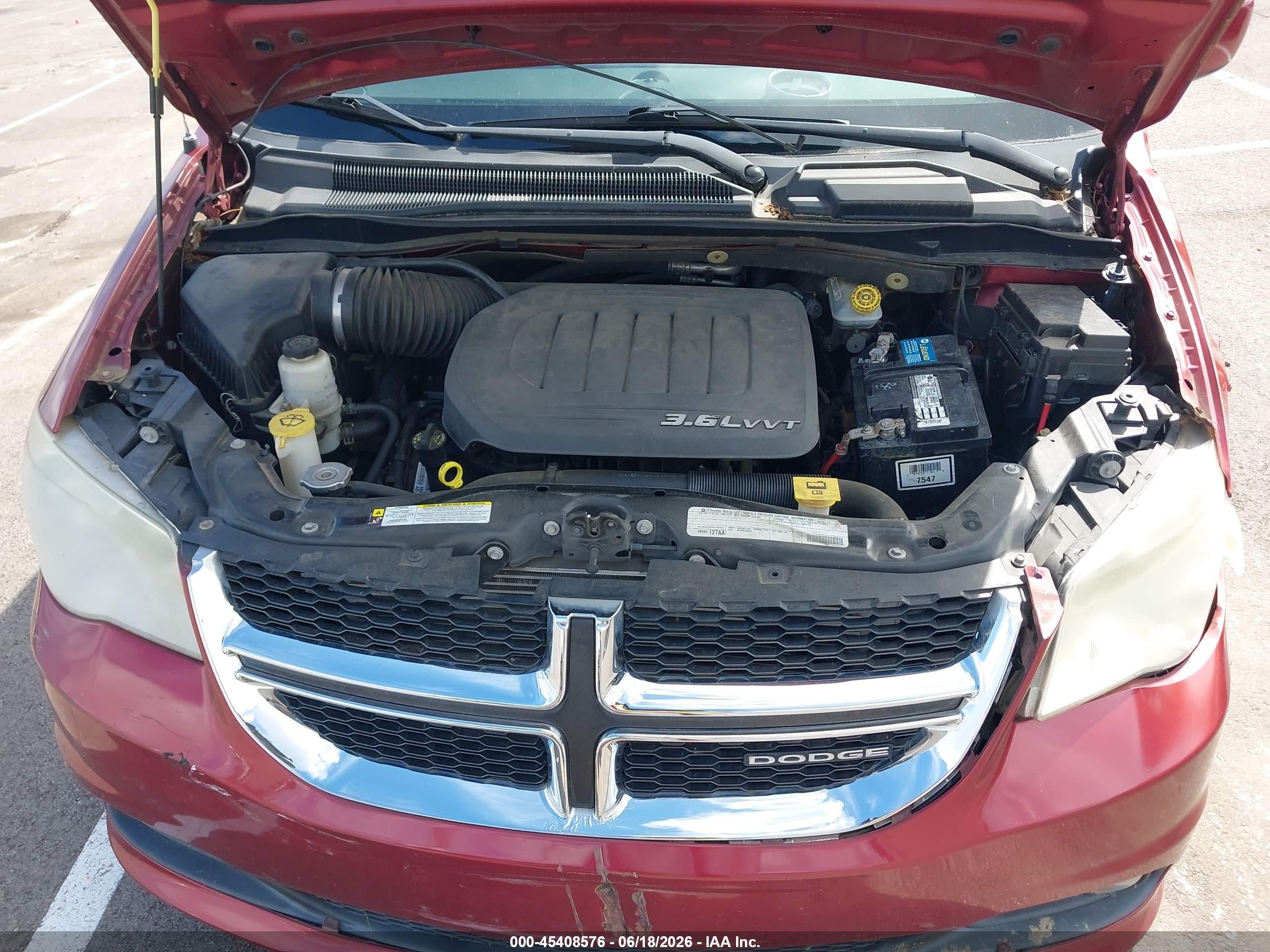 2011 Dodge Grand Caravan Crew Black vin: 2D4RN5DG4BR697035