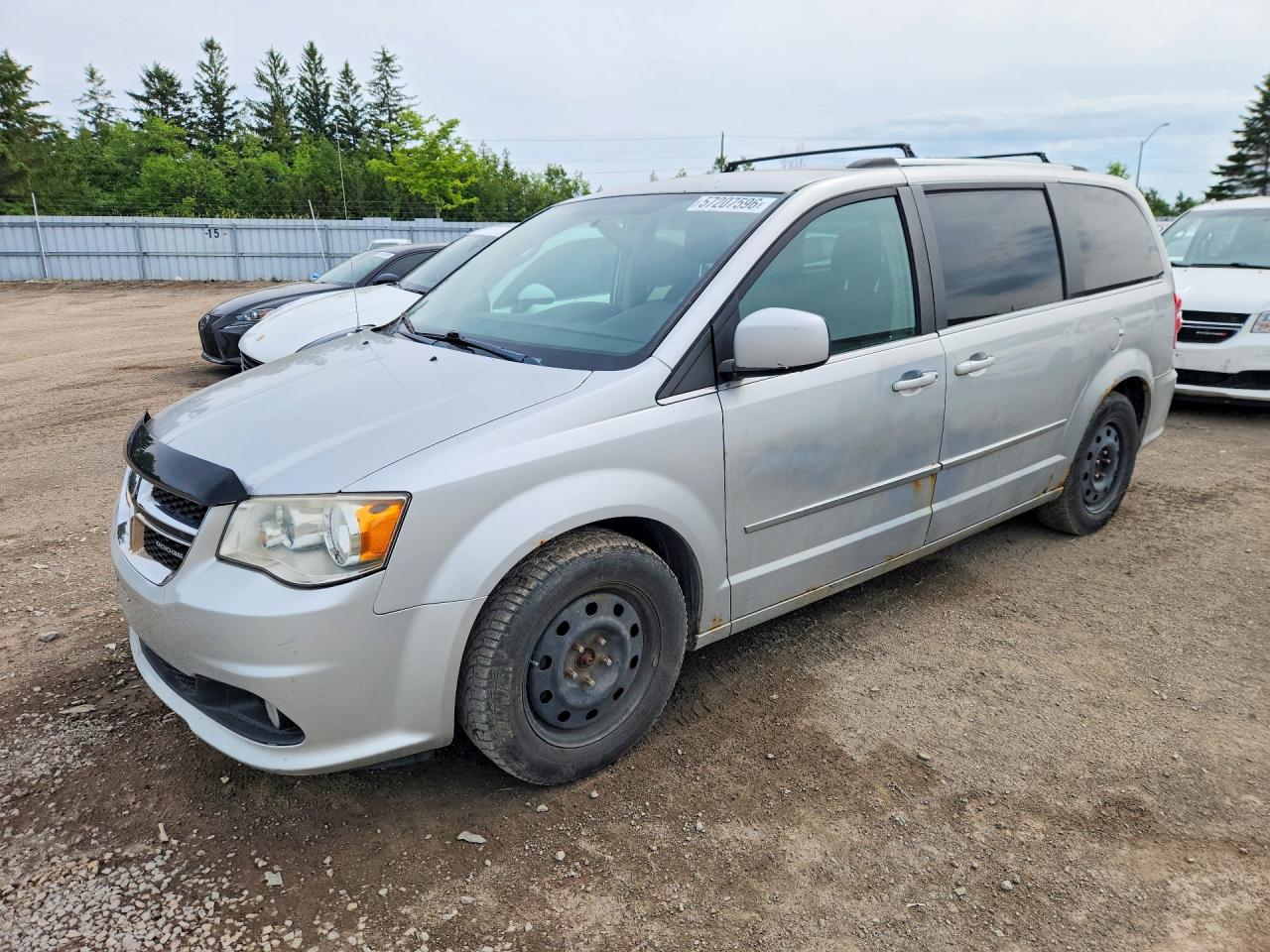 2011 Dodge Grand Caravan Crew Silver vin: 2D4RN5DG4BR788466