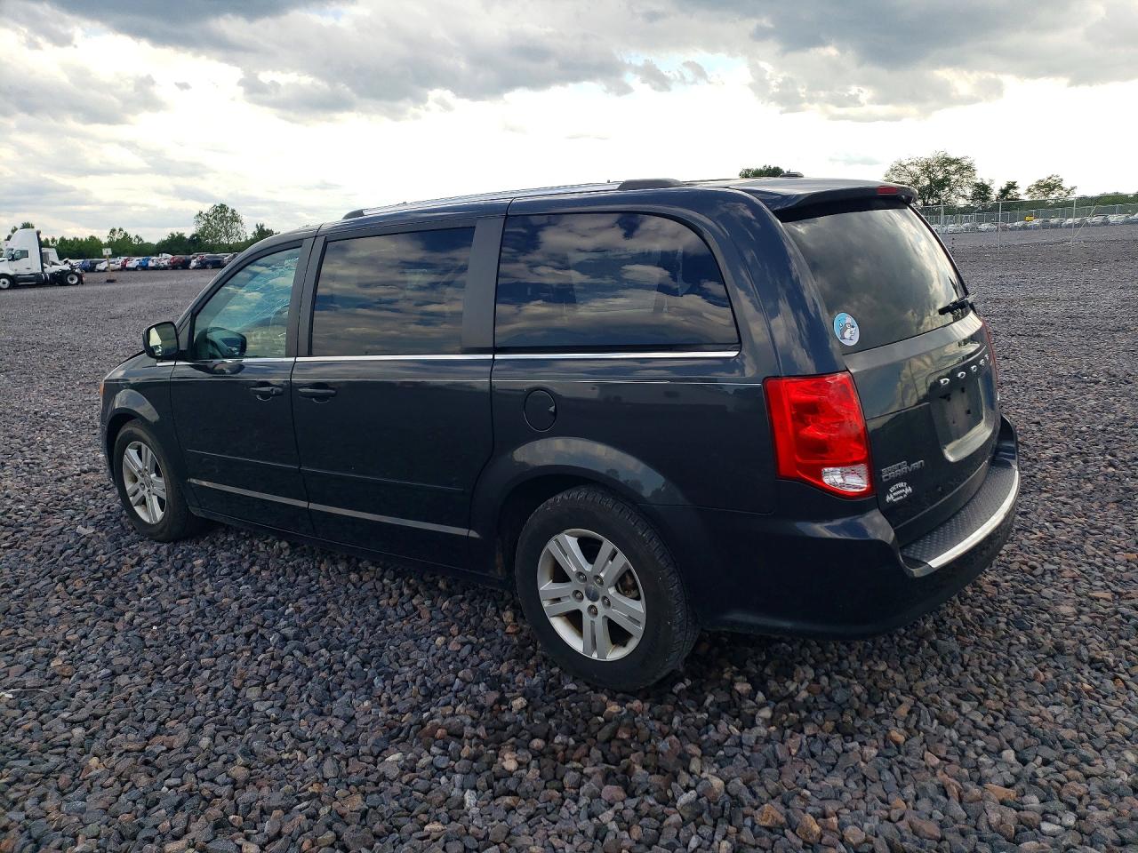 2011 Dodge Grand Caravan Crew Black vin: 2D4RN5DG9BR767581