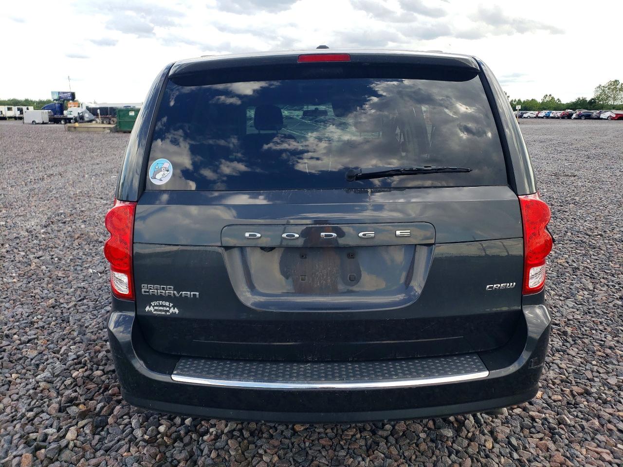 2011 Dodge Grand Caravan Crew Black vin: 2D4RN5DG9BR767581