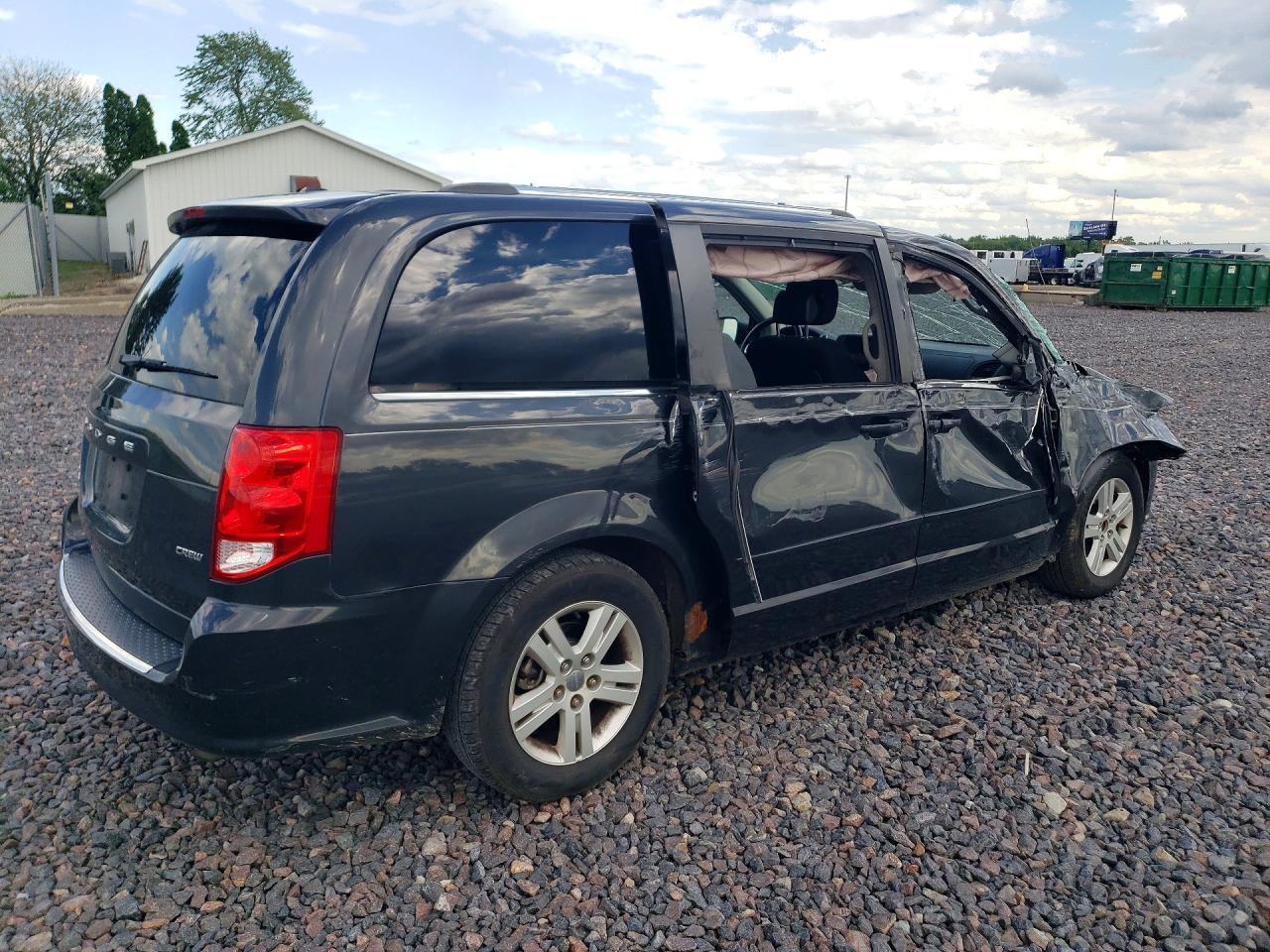 2011 Dodge Grand Caravan Crew Black vin: 2D4RN5DG9BR767581