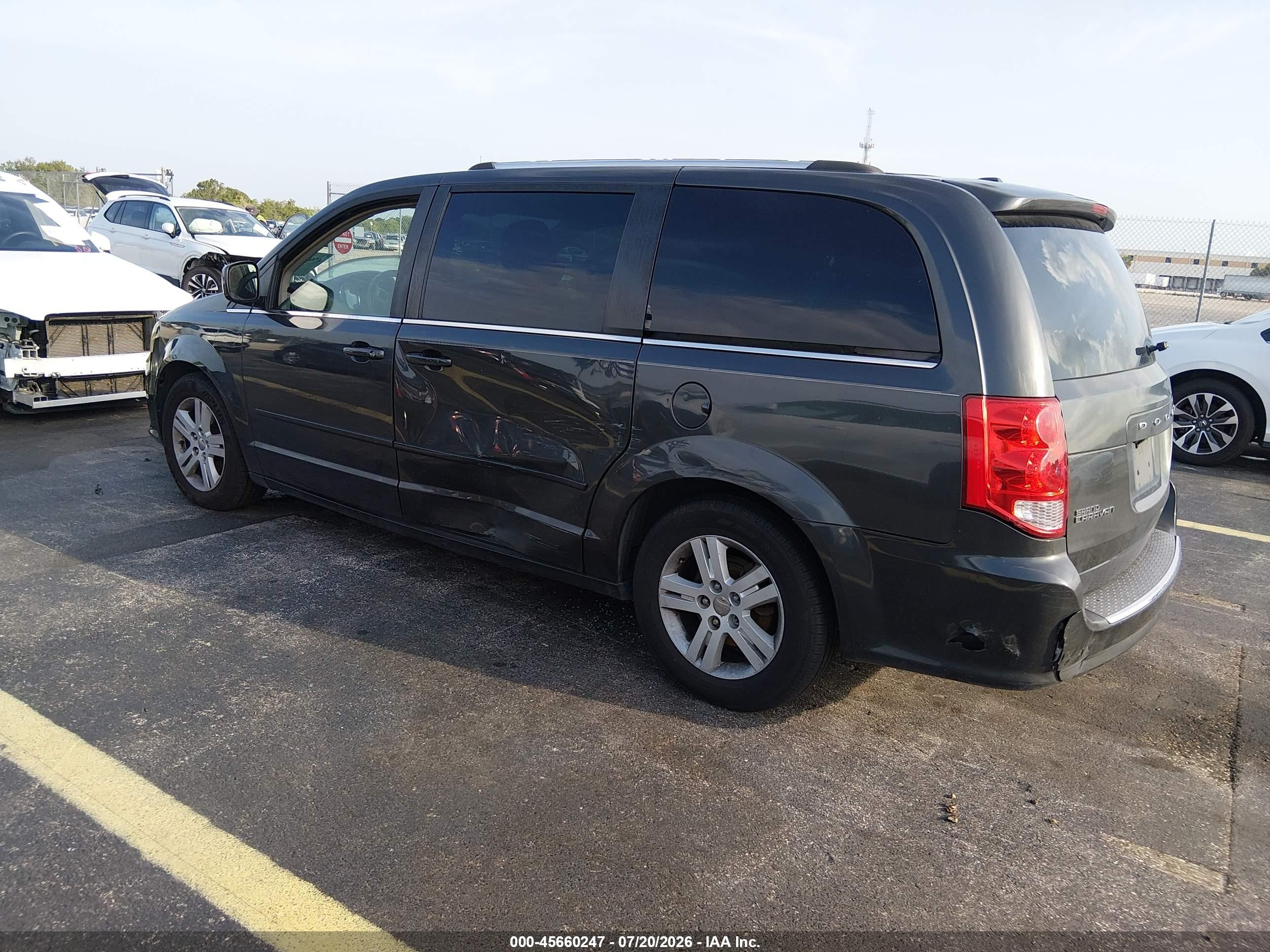 2011 Dodge Grand Caravan Crew Серый vin: 2D4RN5DGXBR711813