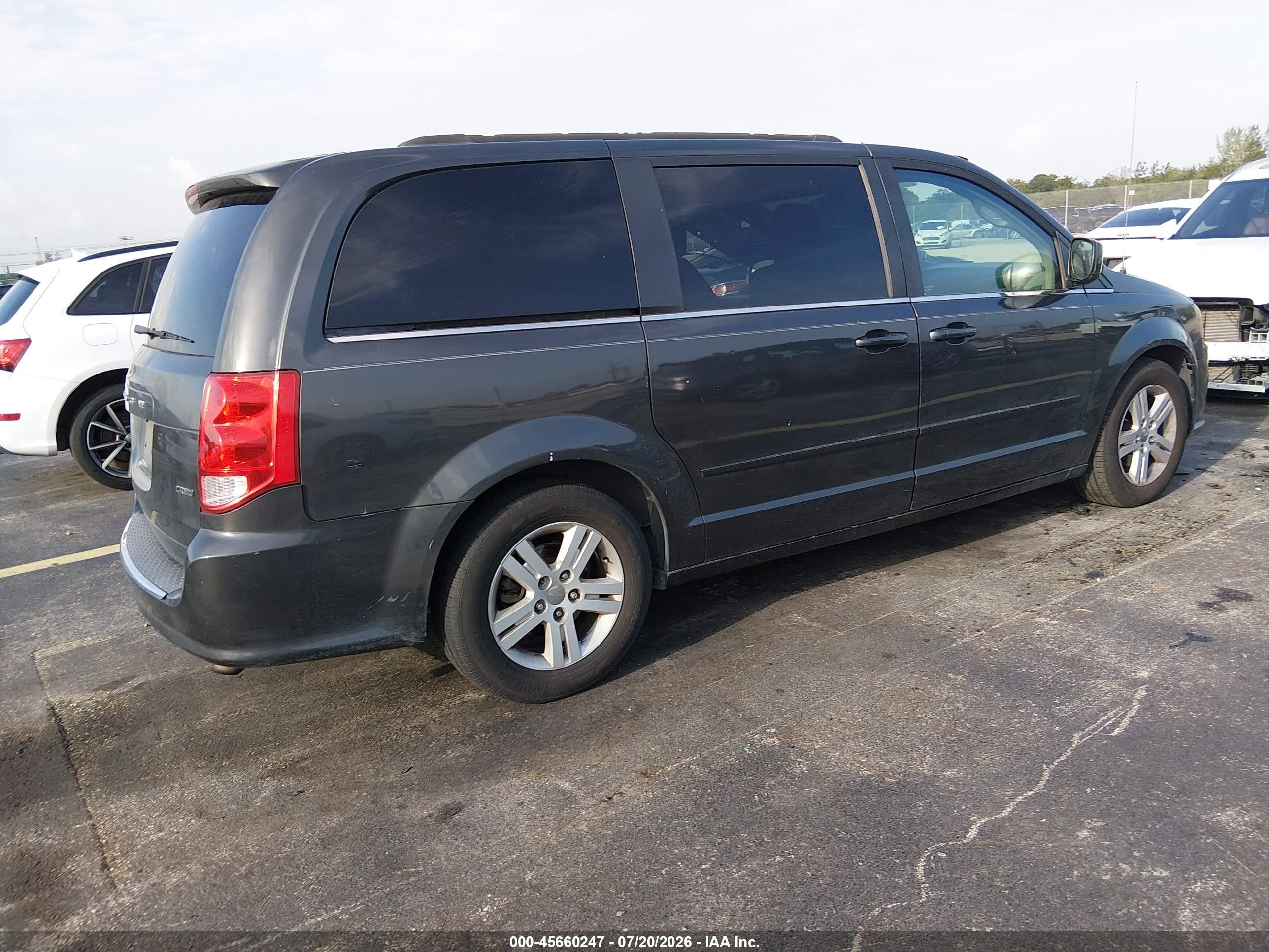 2011 Dodge Grand Caravan Crew Серый vin: 2D4RN5DGXBR711813