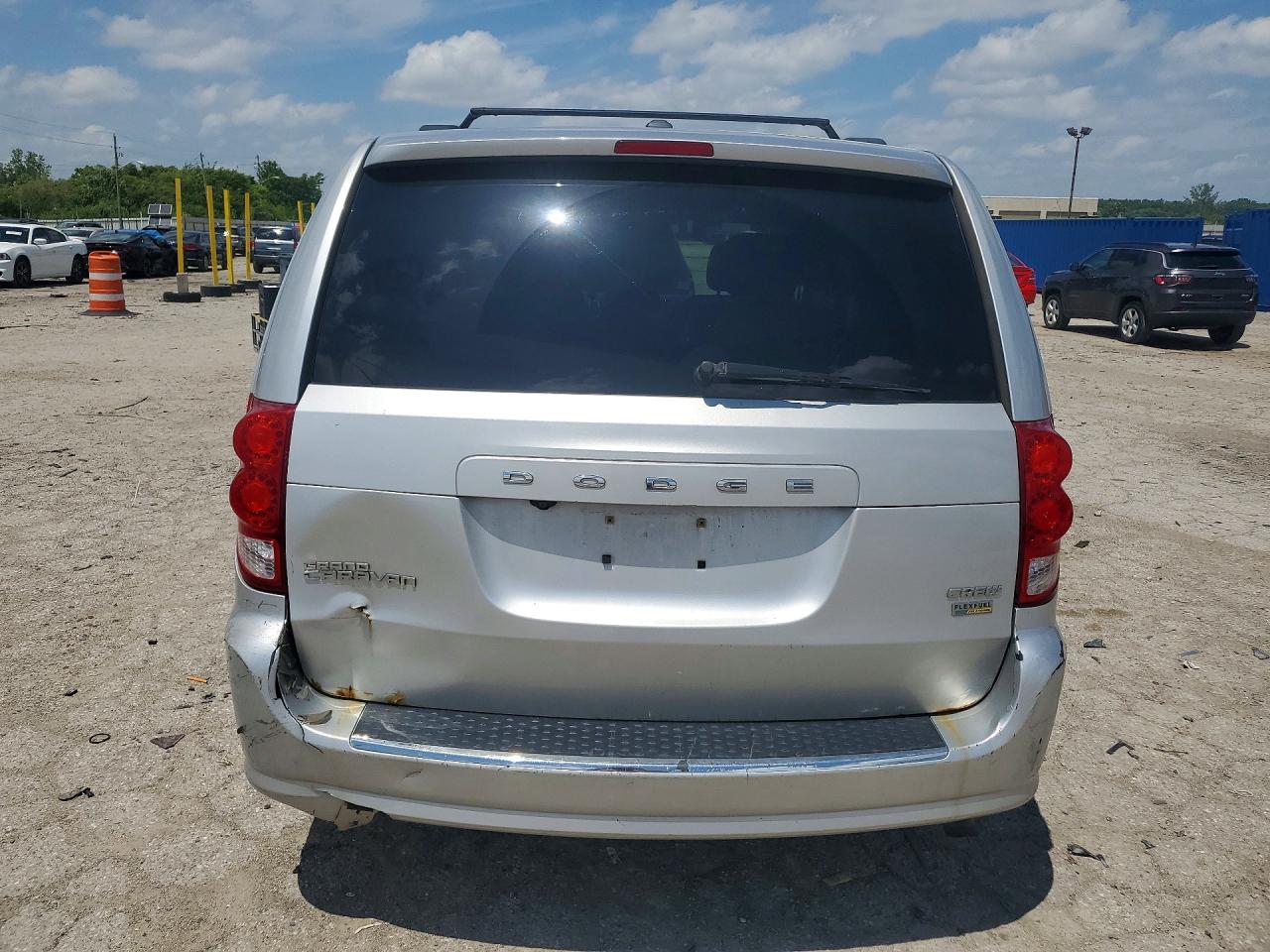 2011 Dodge Grand Caravan Crew Silver vin: 2D4RN5DGXBR791100
