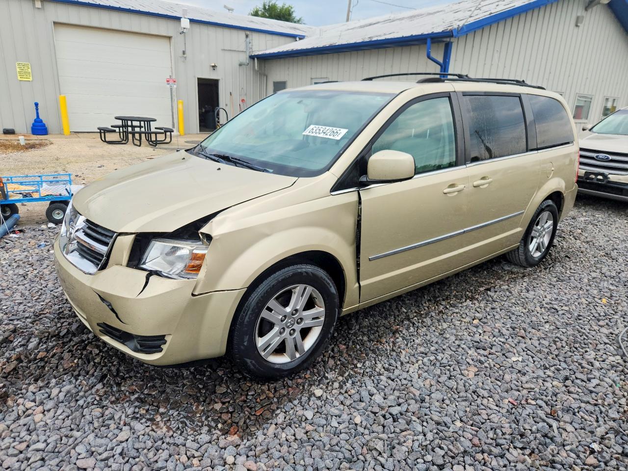 2010 Dodge Grand Caravan Sxt Бежевый vin: 2D4RN5DX2AR446612