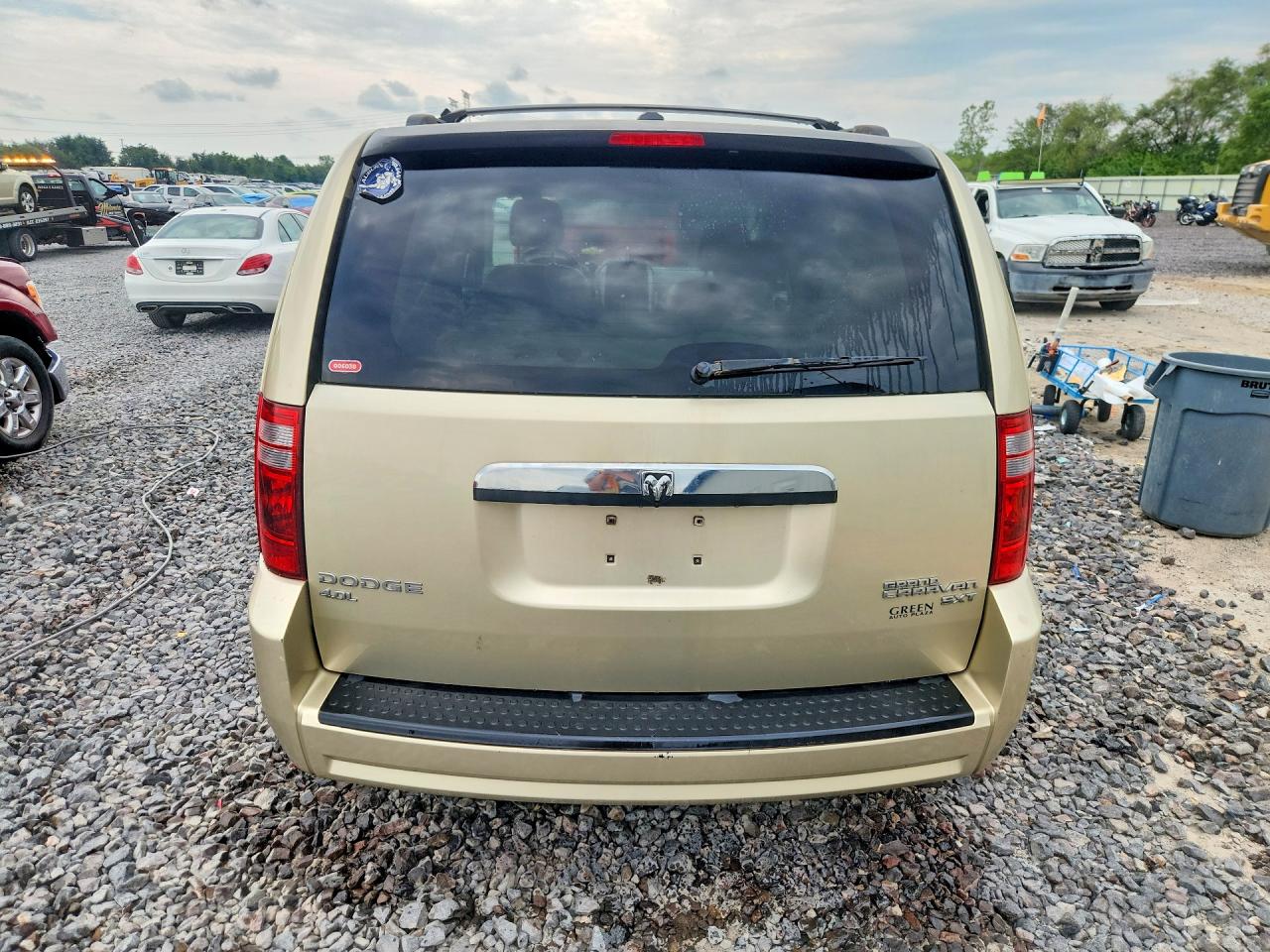 2010 Dodge Grand Caravan Sxt Beige vin: 2D4RN5DX2AR446612