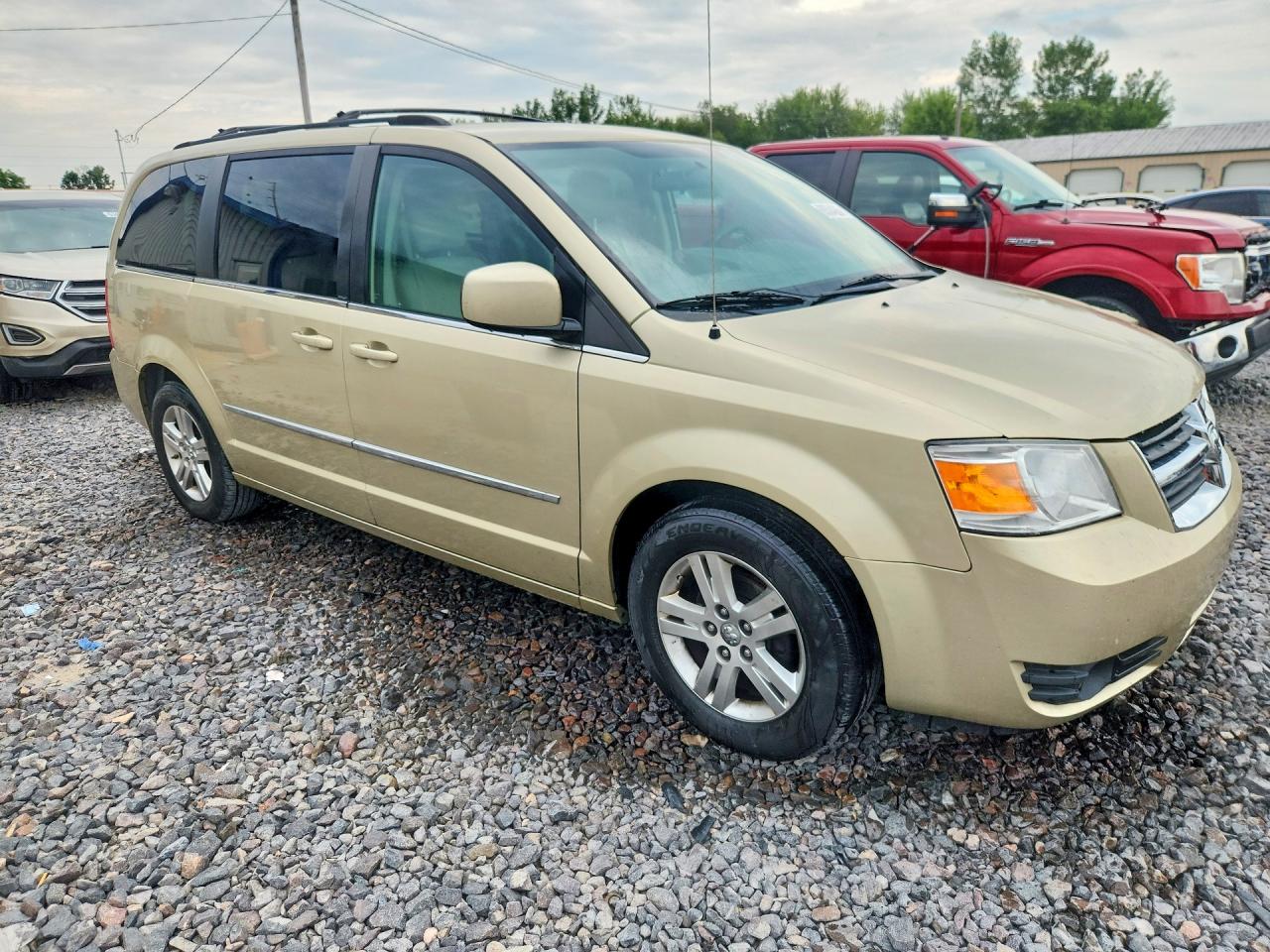 2010 Dodge Grand Caravan Sxt Beige vin: 2D4RN5DX2AR446612