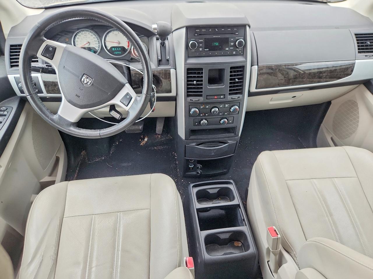 2010 Dodge Grand Caravan Sxt Beige vin: 2D4RN5DX2AR446612