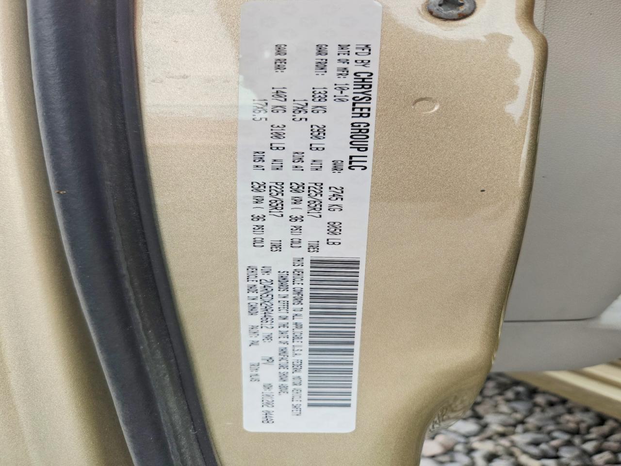 2010 Dodge Grand Caravan Sxt Beige vin: 2D4RN5DX2AR446612