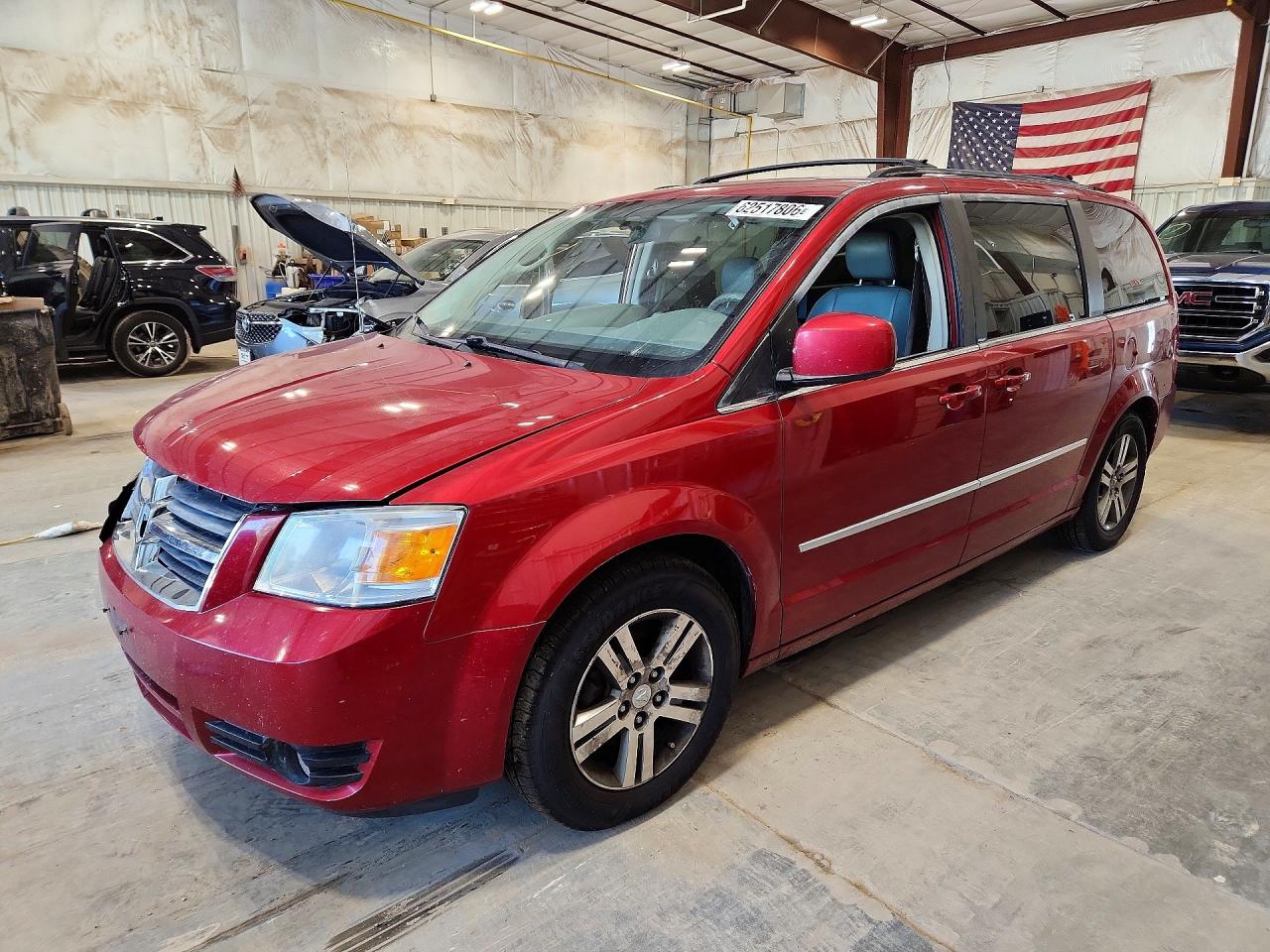 2010 Dodge Grand Caravan Sxt Red vin: 2D4RN5DX3AR124853