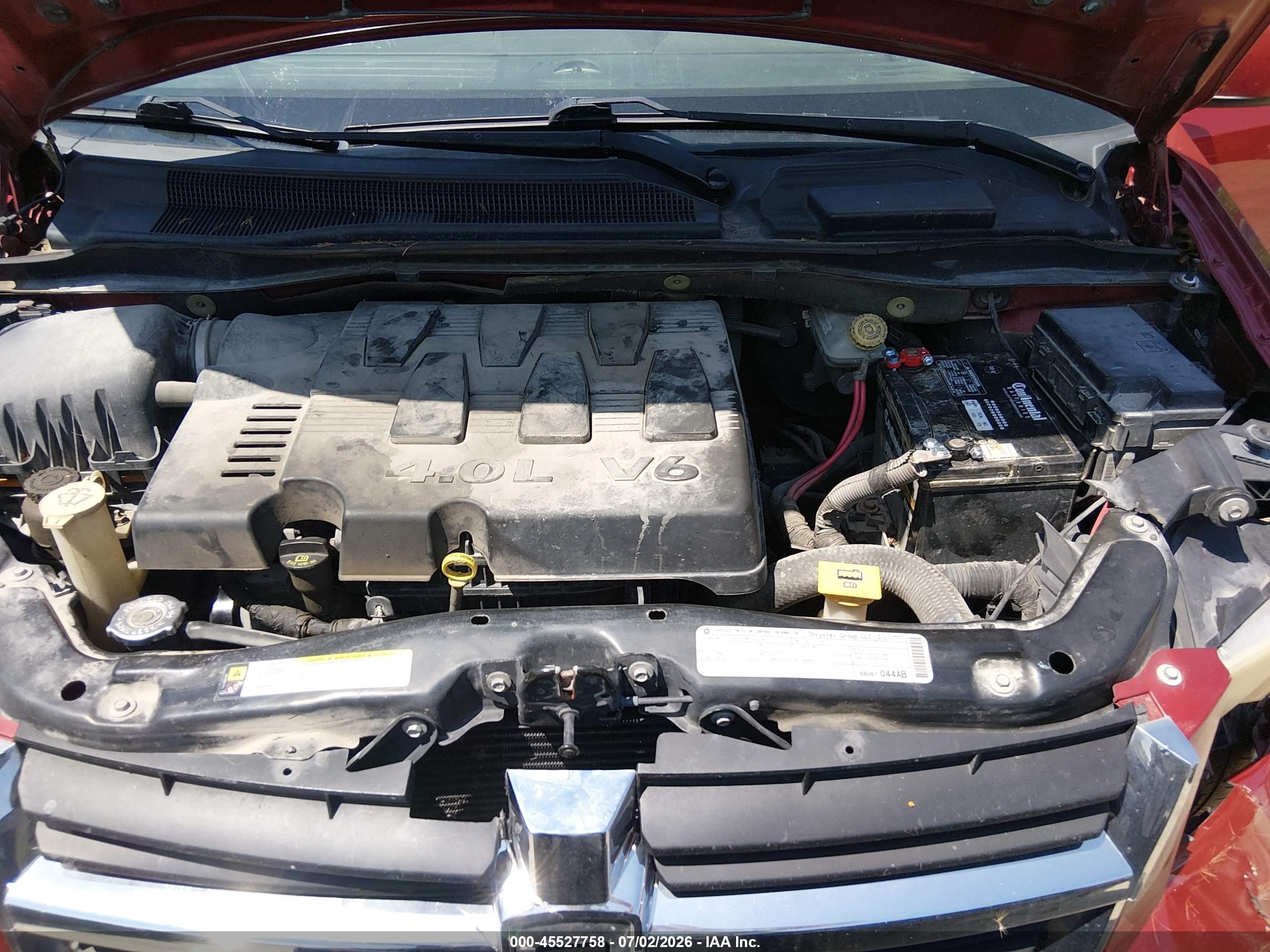 2010 Dodge Grand Caravan Sxt Red vin: 2D4RN5DX4AR166867