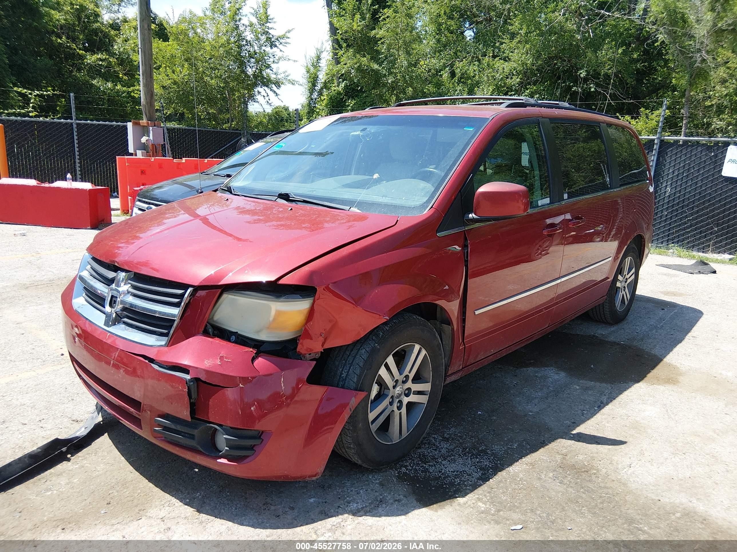 2010 Dodge Grand Caravan Sxt Red vin: 2D4RN5DX4AR166867