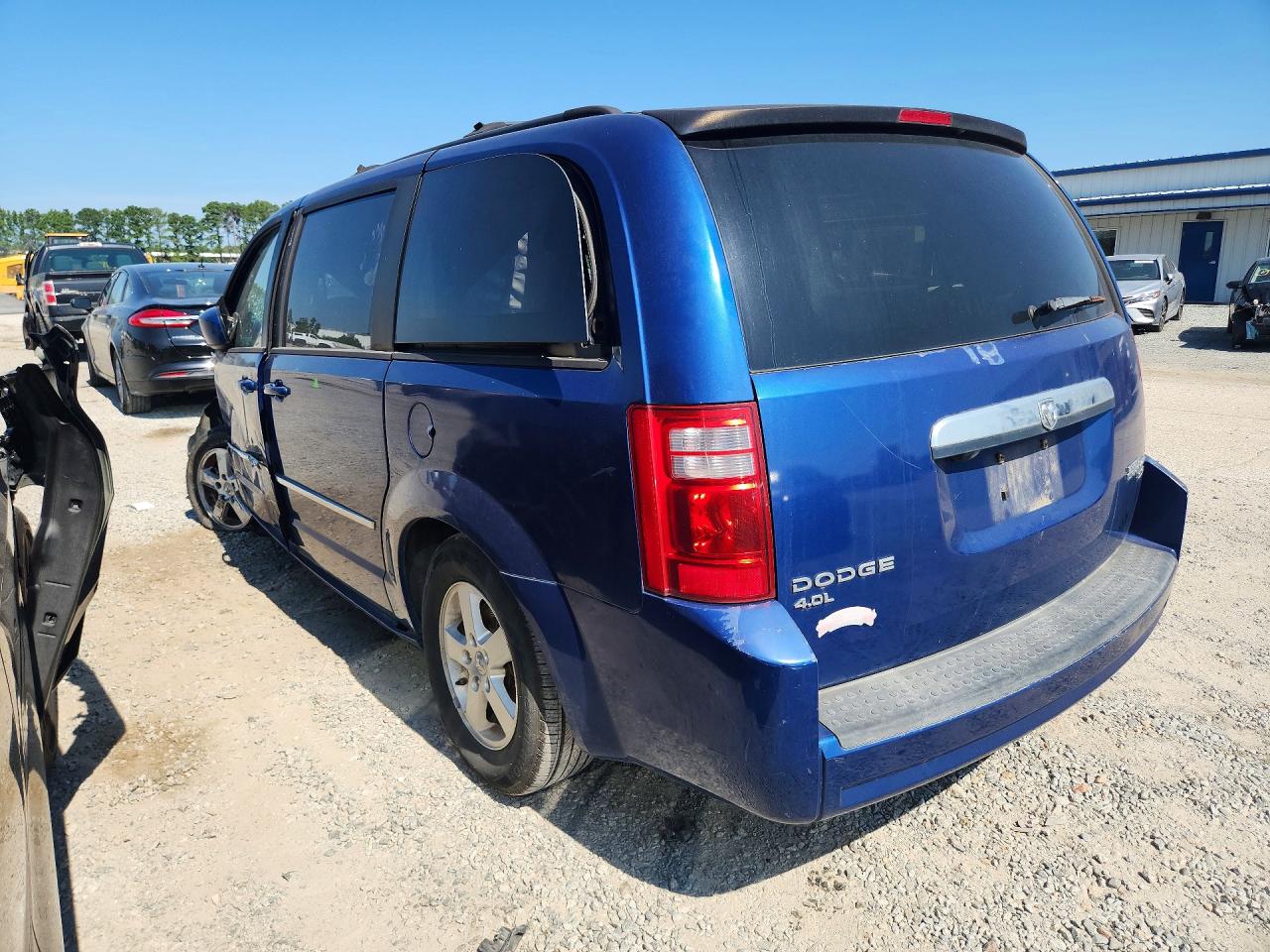 2010 Dodge Grand Caravan Sxt Blue vin: 2D4RN5DX5AR290078