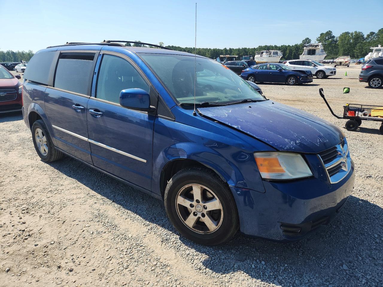 2010 Dodge Grand Caravan Sxt Blue vin: 2D4RN5DX5AR290078