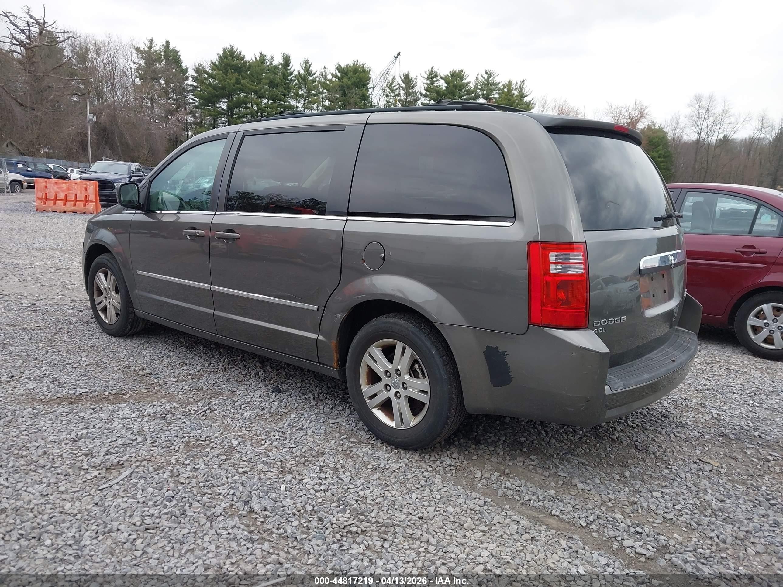 2010 Dodge Grand Caravan Sxt Gray vin: 2D4RN5DX7AR302442