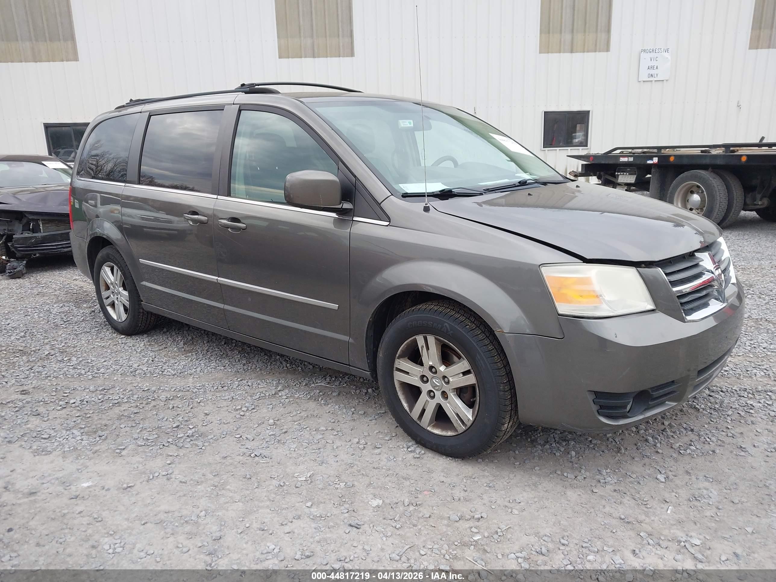 2010 Dodge Grand Caravan Sxt Gray vin: 2D4RN5DX7AR302442