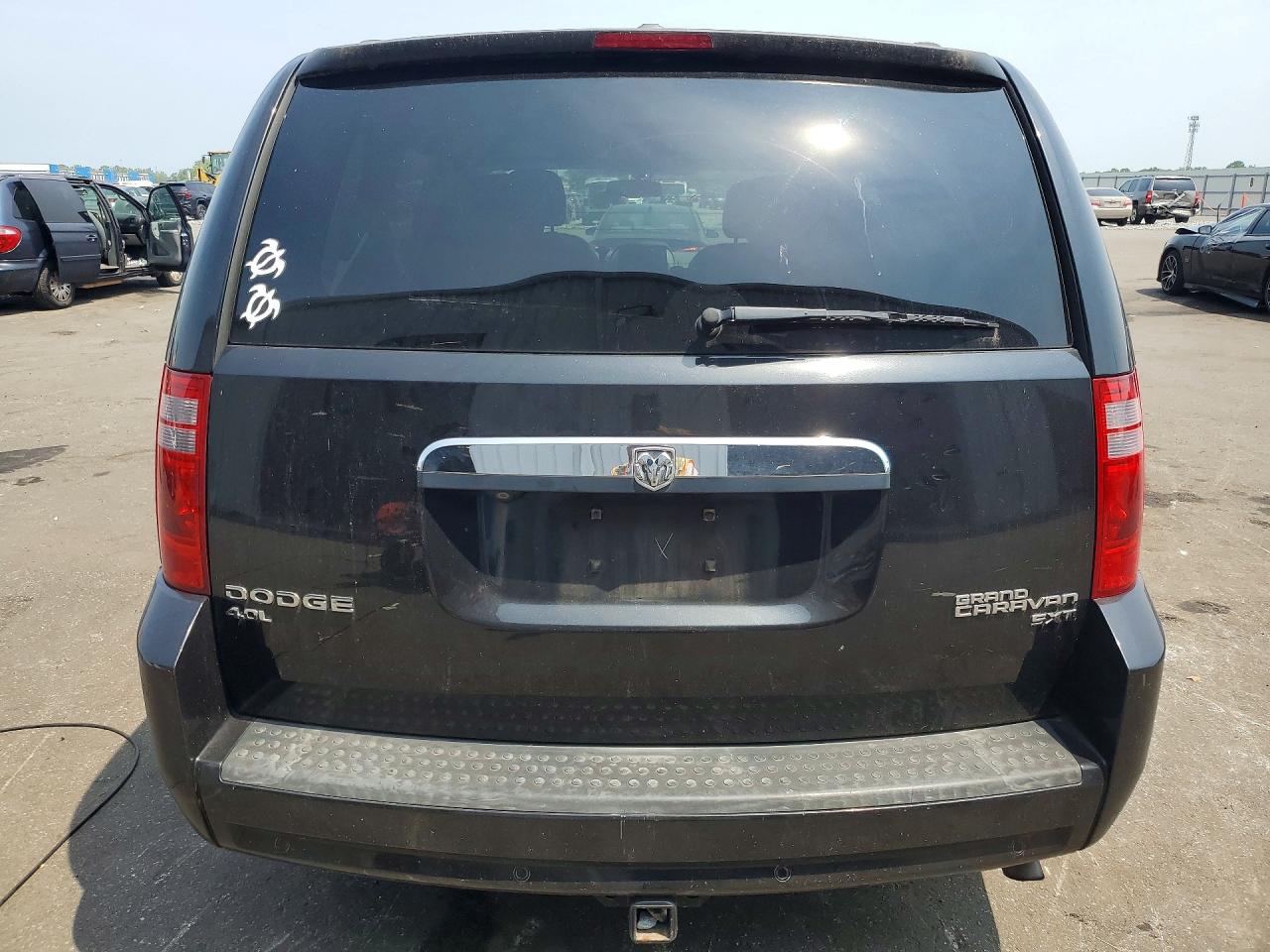 2010 Dodge Grand Caravan Sxt Black vin: 2D4RN5DX9AR333613