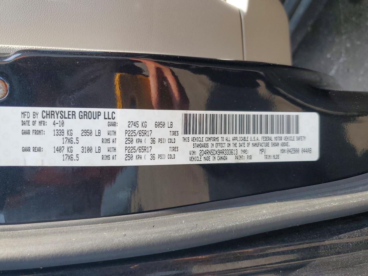 2010 Dodge Grand Caravan Sxt Black vin: 2D4RN5DX9AR333613