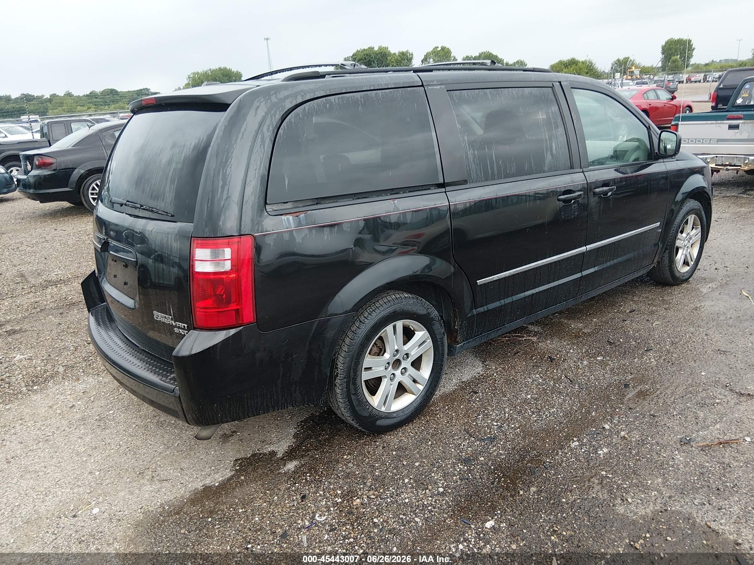 2010 Dodge Grand Caravan Crew Black vin: 2D4RN6DX0AR438062