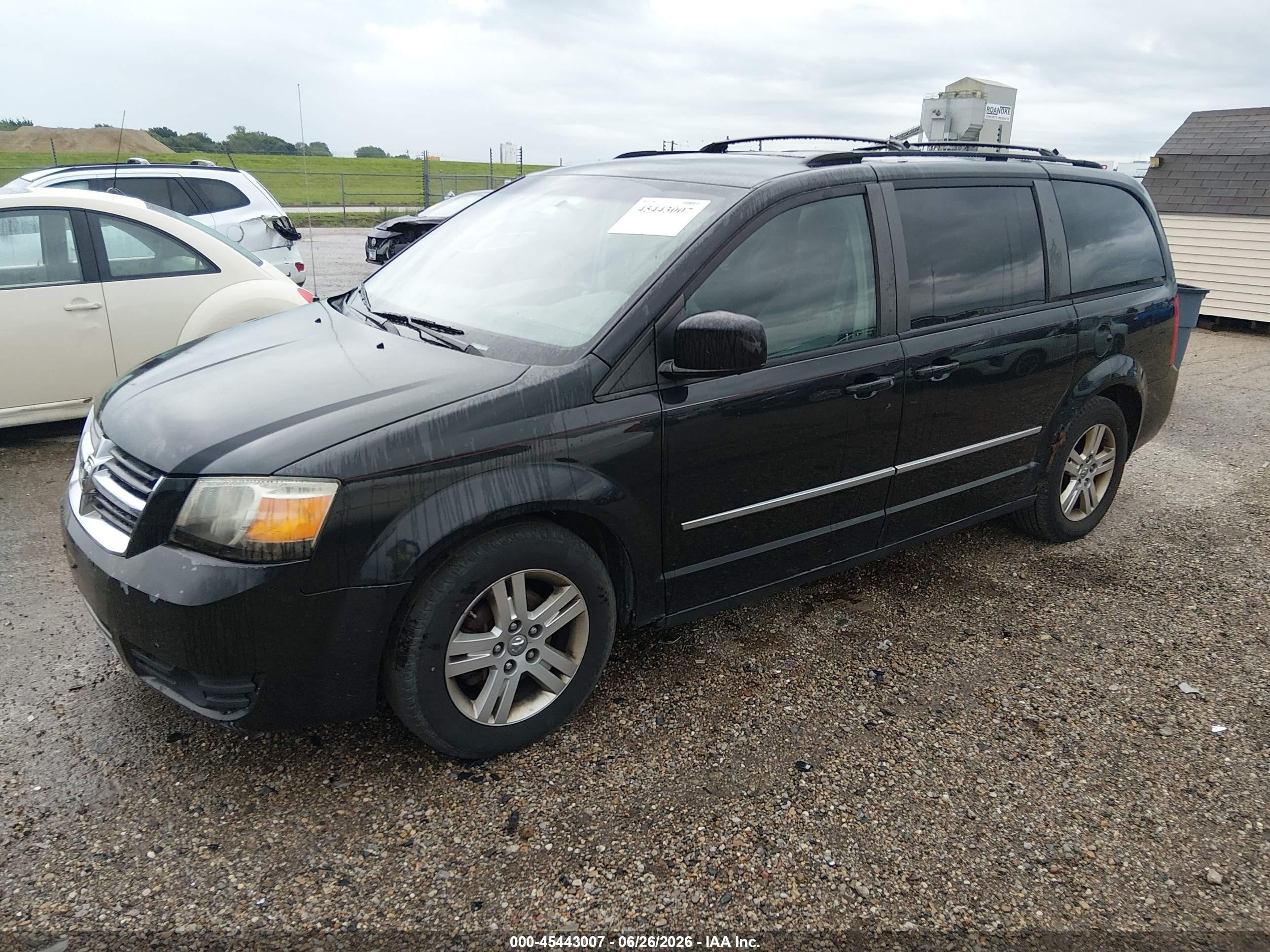 2010 Dodge Grand Caravan Crew Black vin: 2D4RN6DX0AR438062