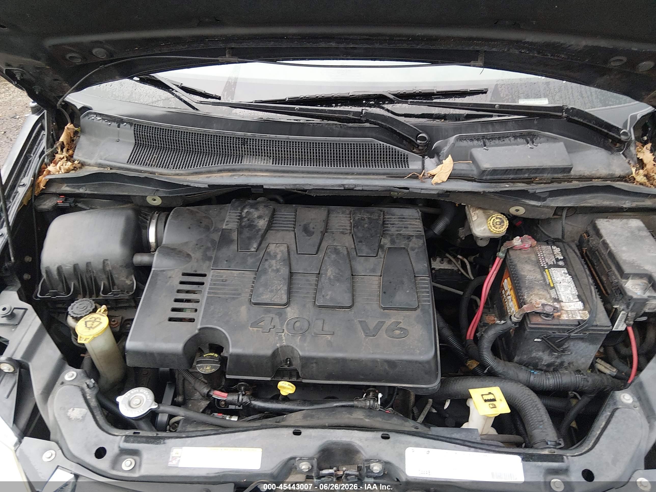2010 Dodge Grand Caravan Crew Black vin: 2D4RN6DX0AR438062