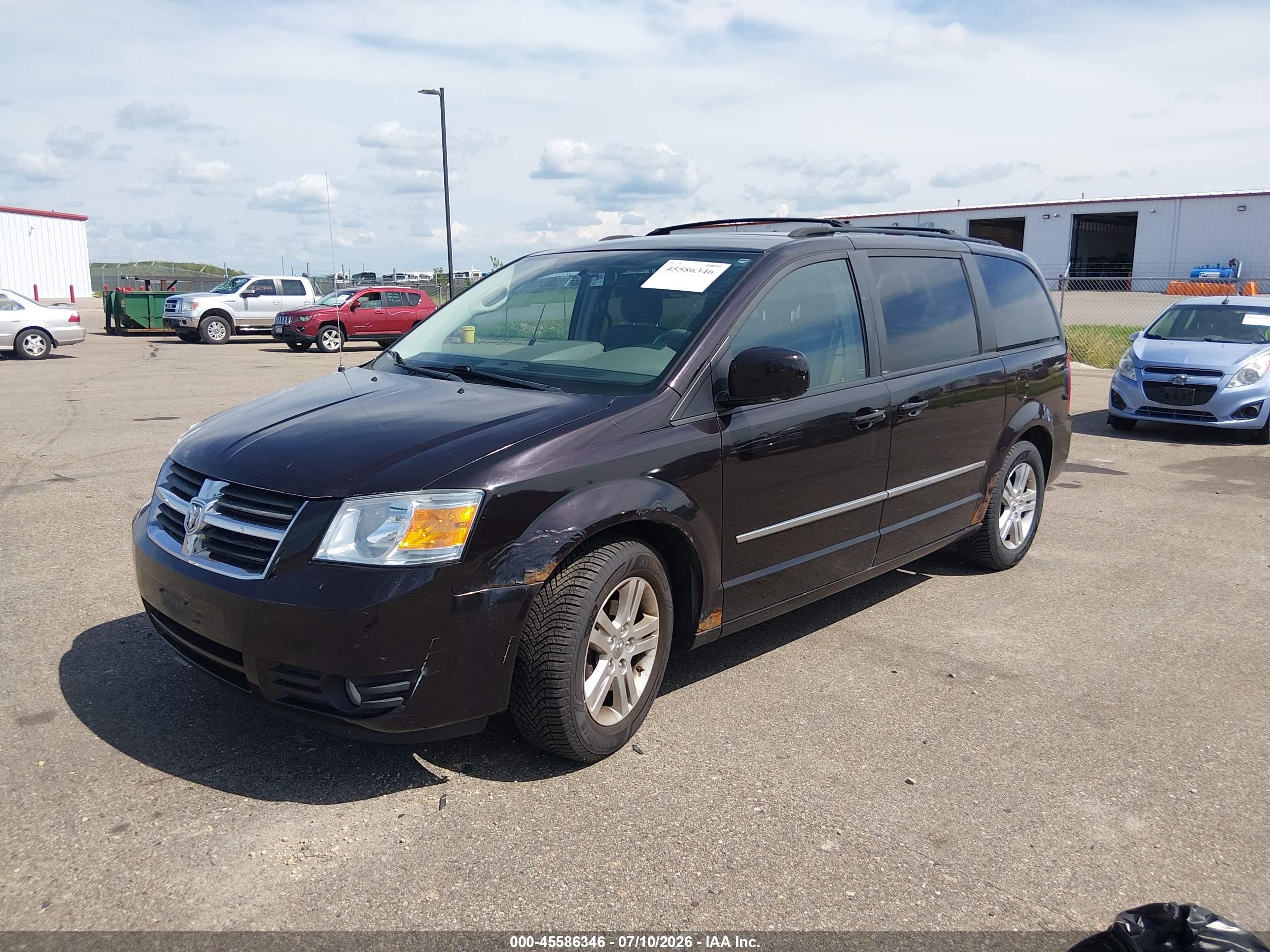 2010 Dodge Grand Caravan Crew Purple vin: 2D4RN6DXXAR419387