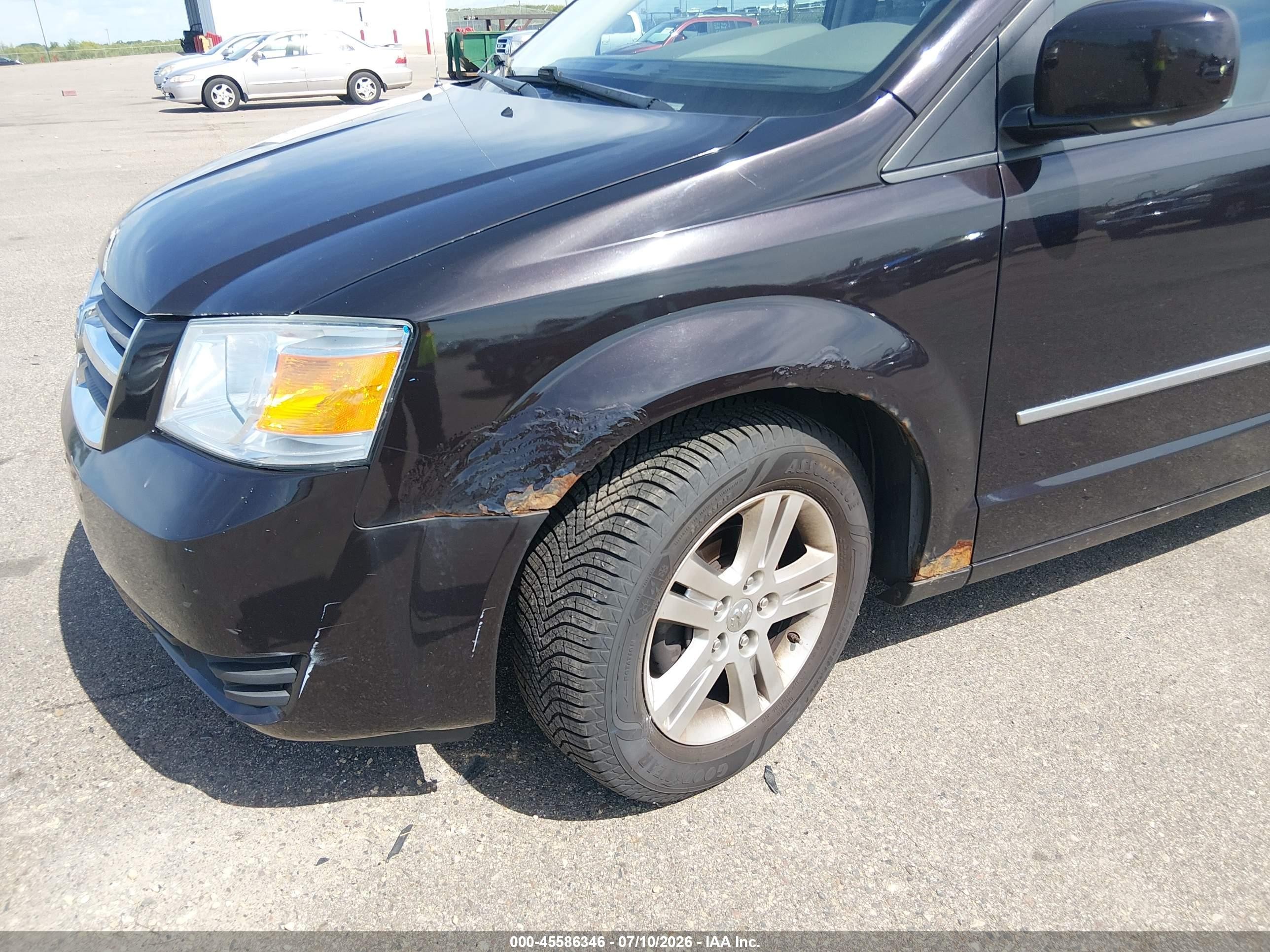 2010 Dodge Grand Caravan Crew Purple vin: 2D4RN6DXXAR419387