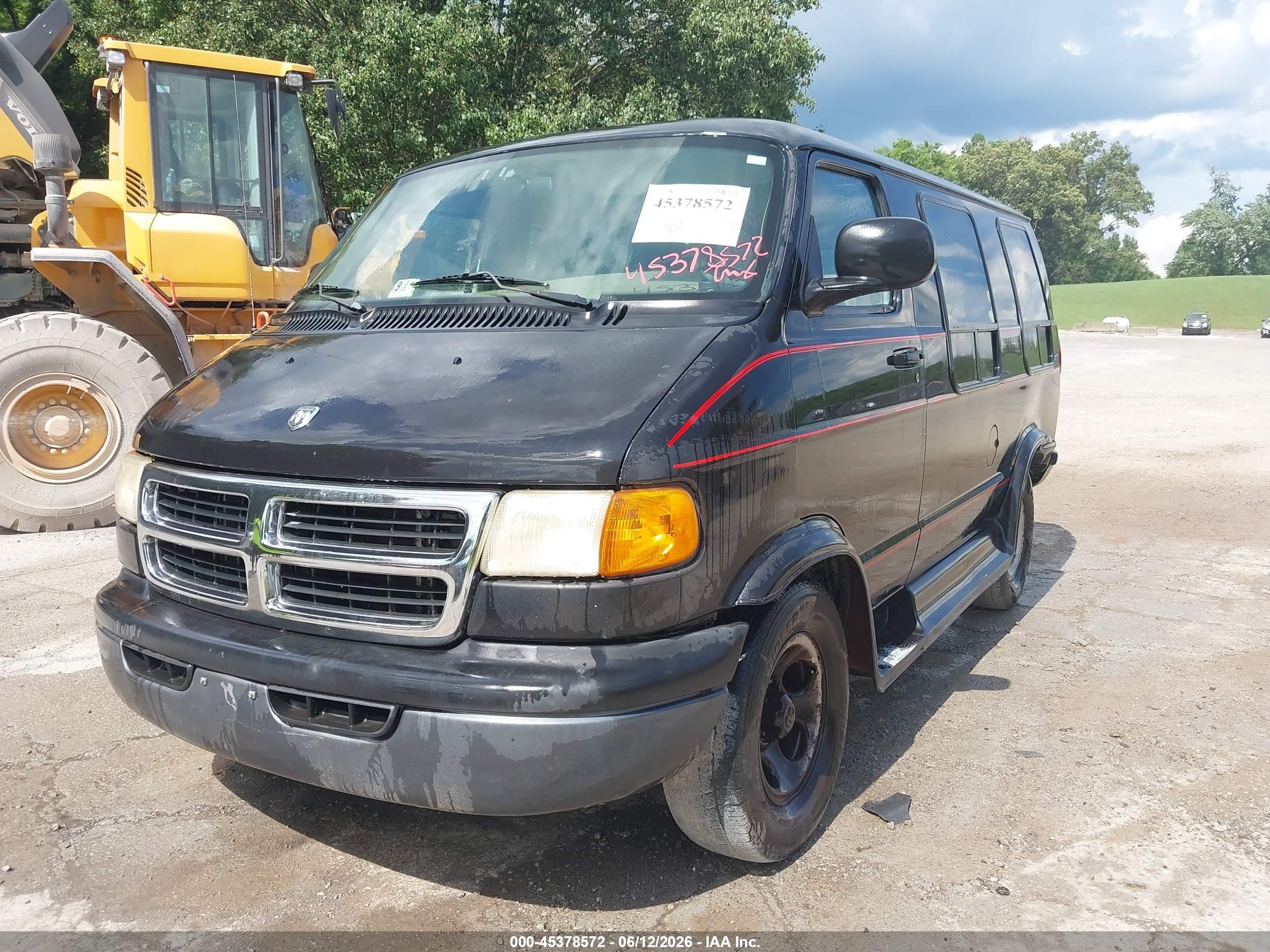 2003 Dodge Ram Van 1500 Conversion Black vin: 2D6WB11X03K528530