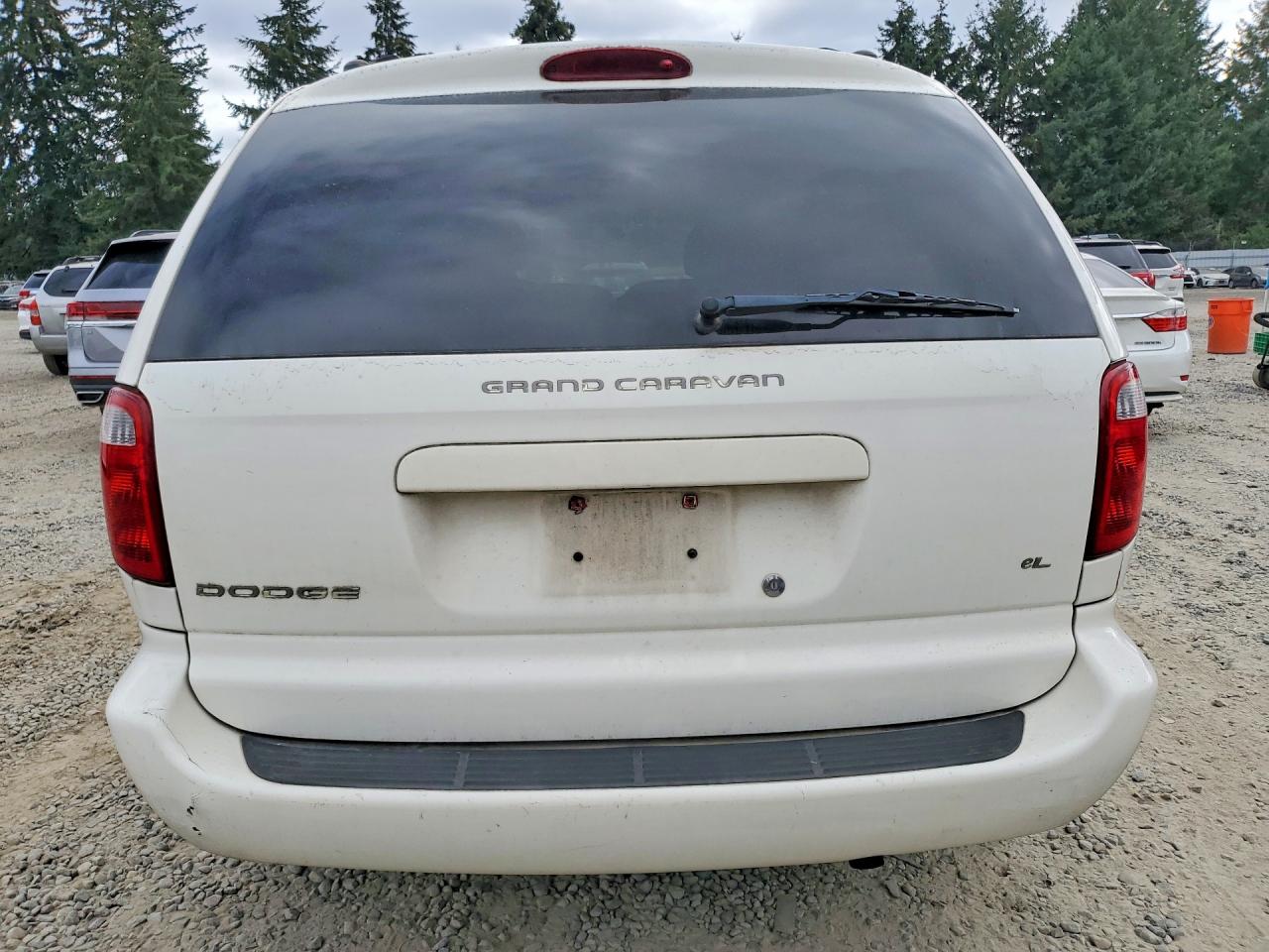 2003 Dodge Grand Caravan El White vin: 2D8GP34L03R110901
