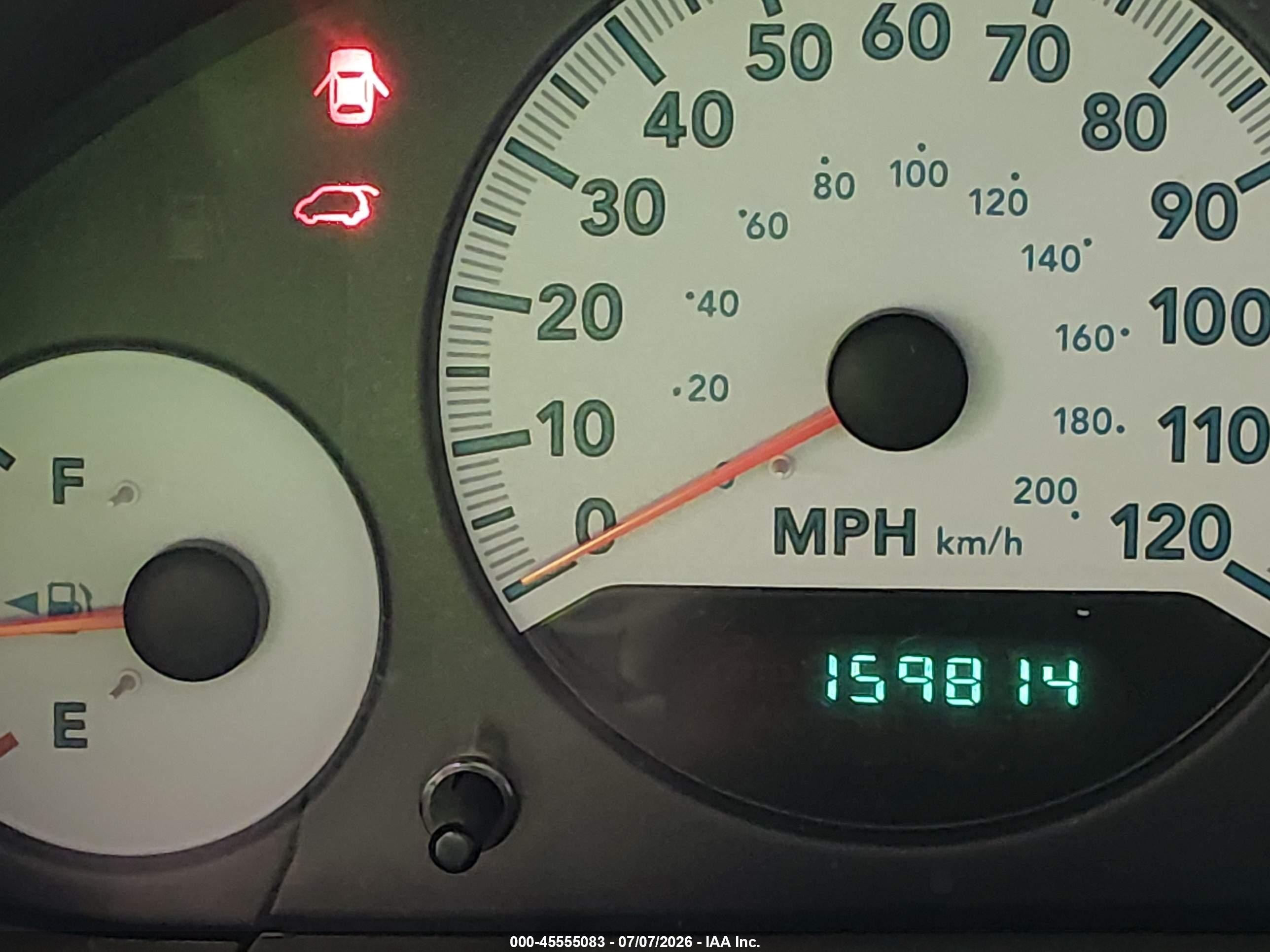 2007 Dodge Grand Caravan Sxt Blue vin: 2D8GP44L07R110263